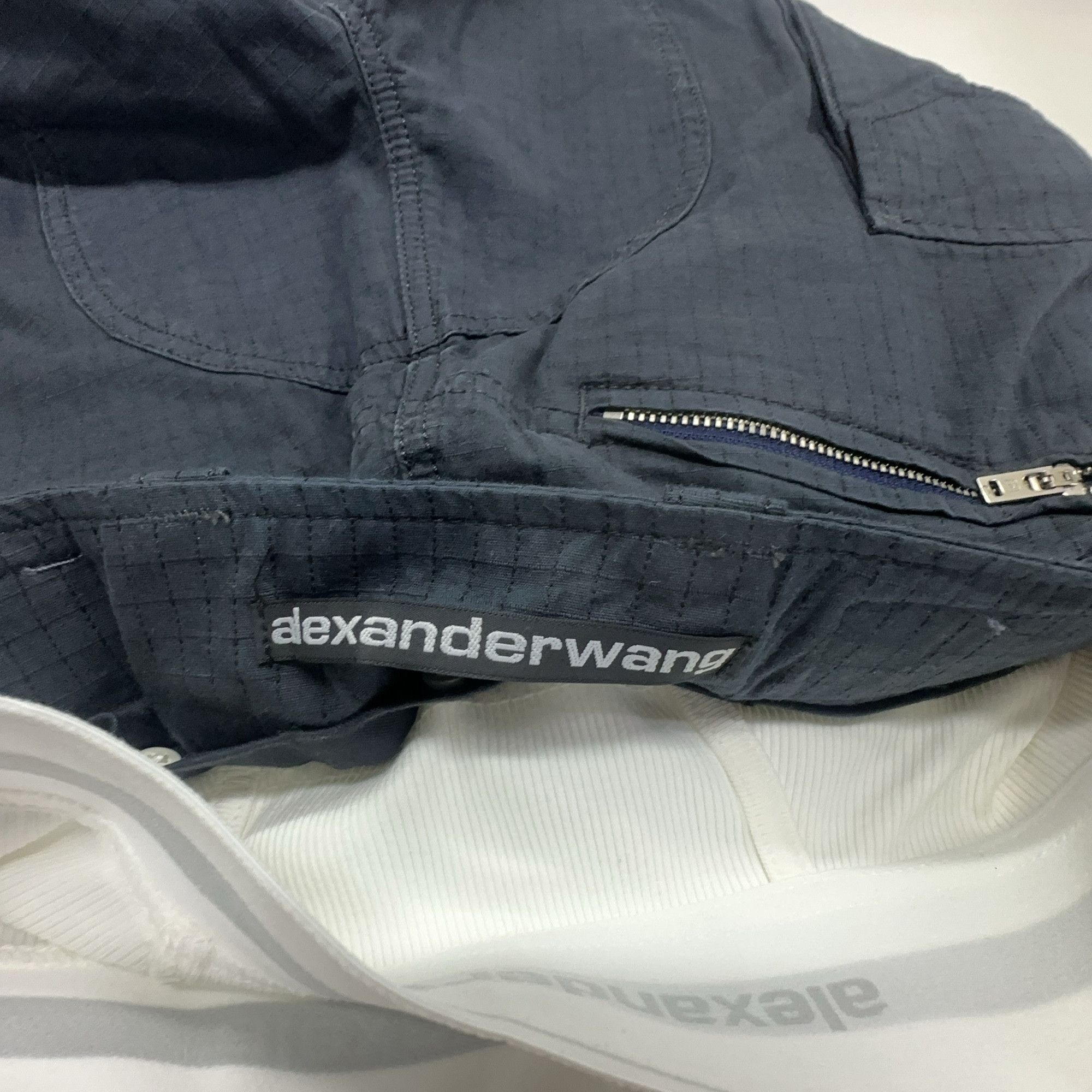 Alexander Wang Alexander Wang Double Waistband Logo Cargo Pants Size 23 Size 23" - 3 Thumbnail