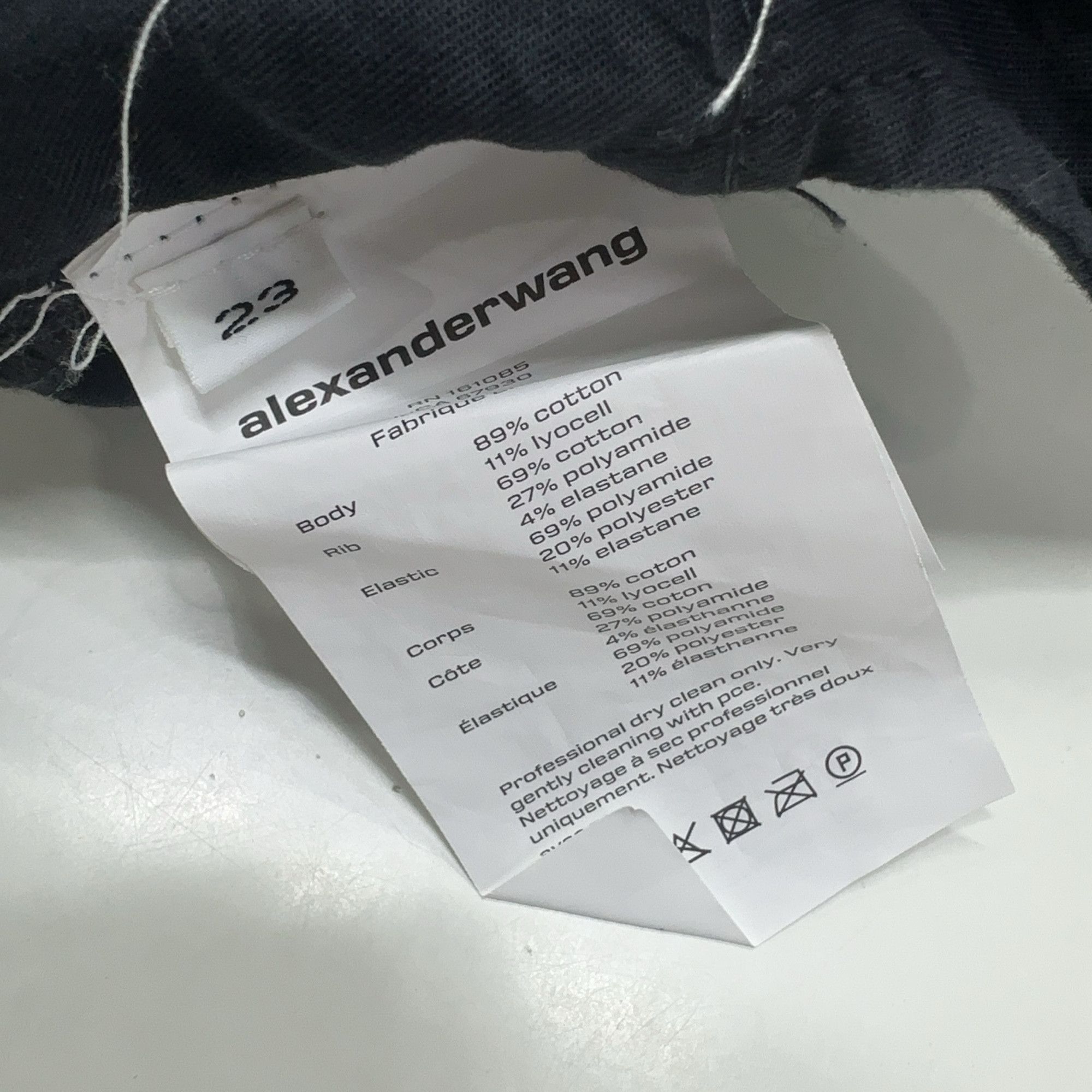 Alexander Wang Alexander Wang Double Waistband Logo Cargo Pants Size 23 Size 23" - 4 Thumbnail