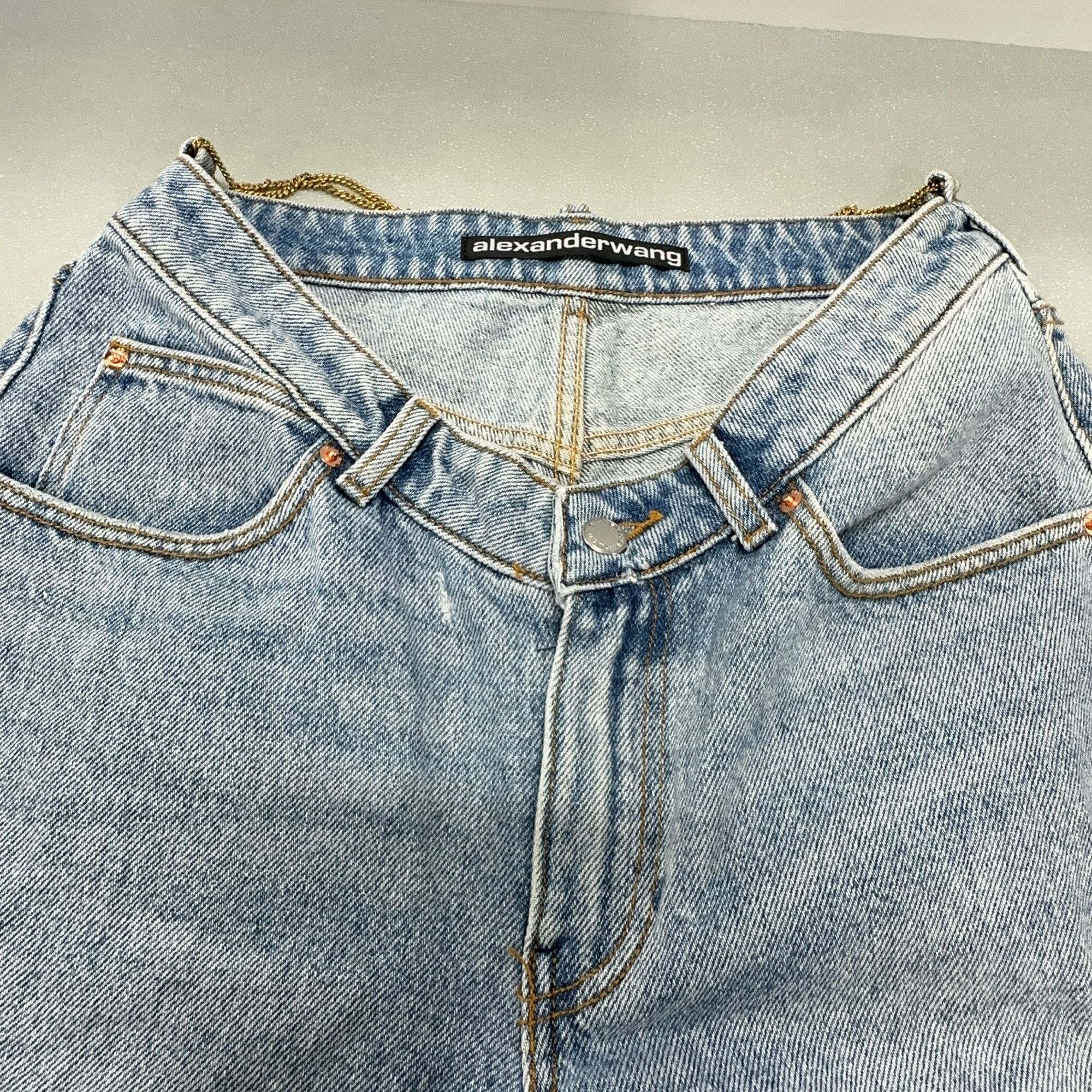 Alexander Wang Alexander Wang Chain Detail Jeans Size 28 Size 28" / US 6 / IT 42 - 7 Thumbnail