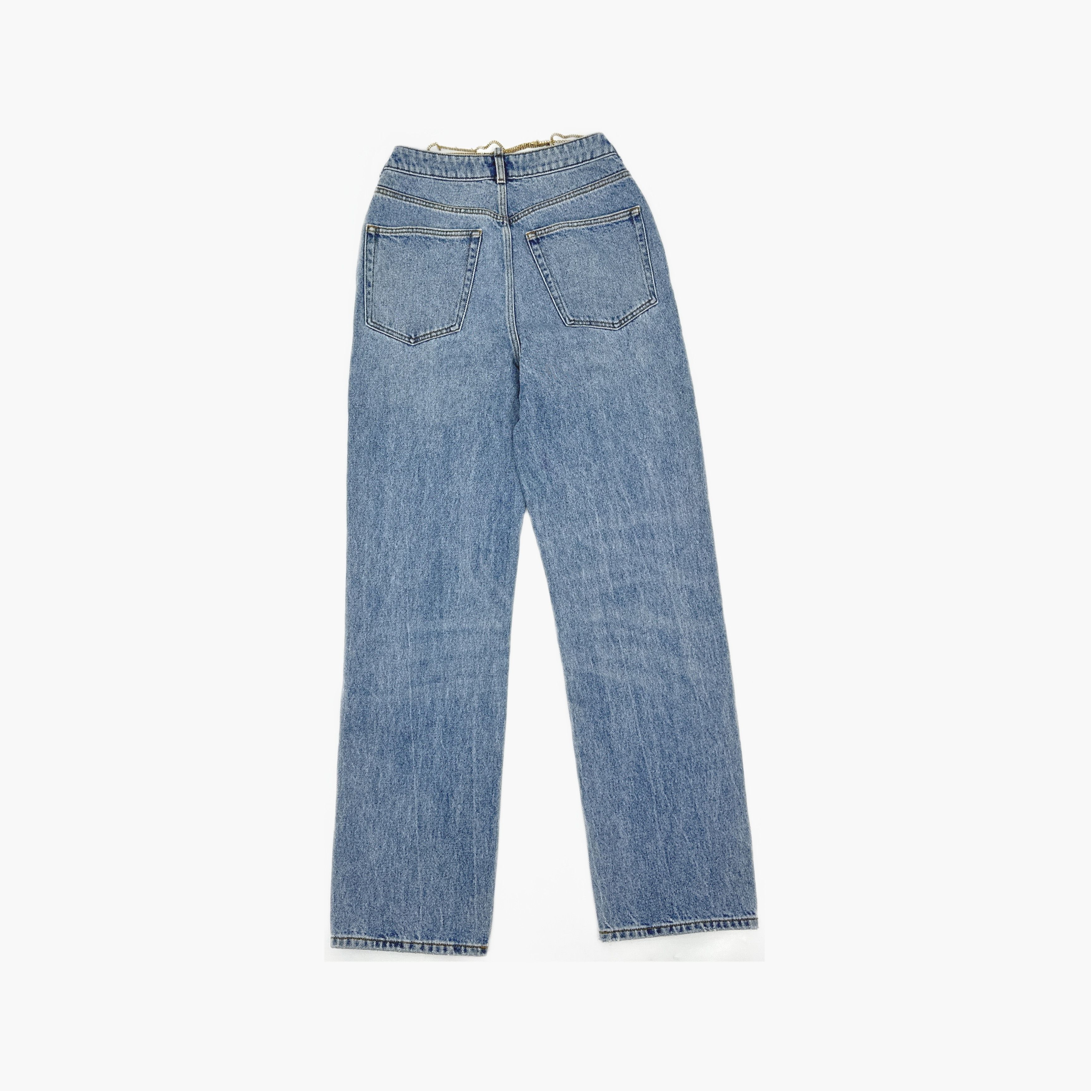 Alexander Wang Alexander Wang Chain Detail Jeans Size 28 Size 28" / US 6 / IT 42 - 2 Thumbnail