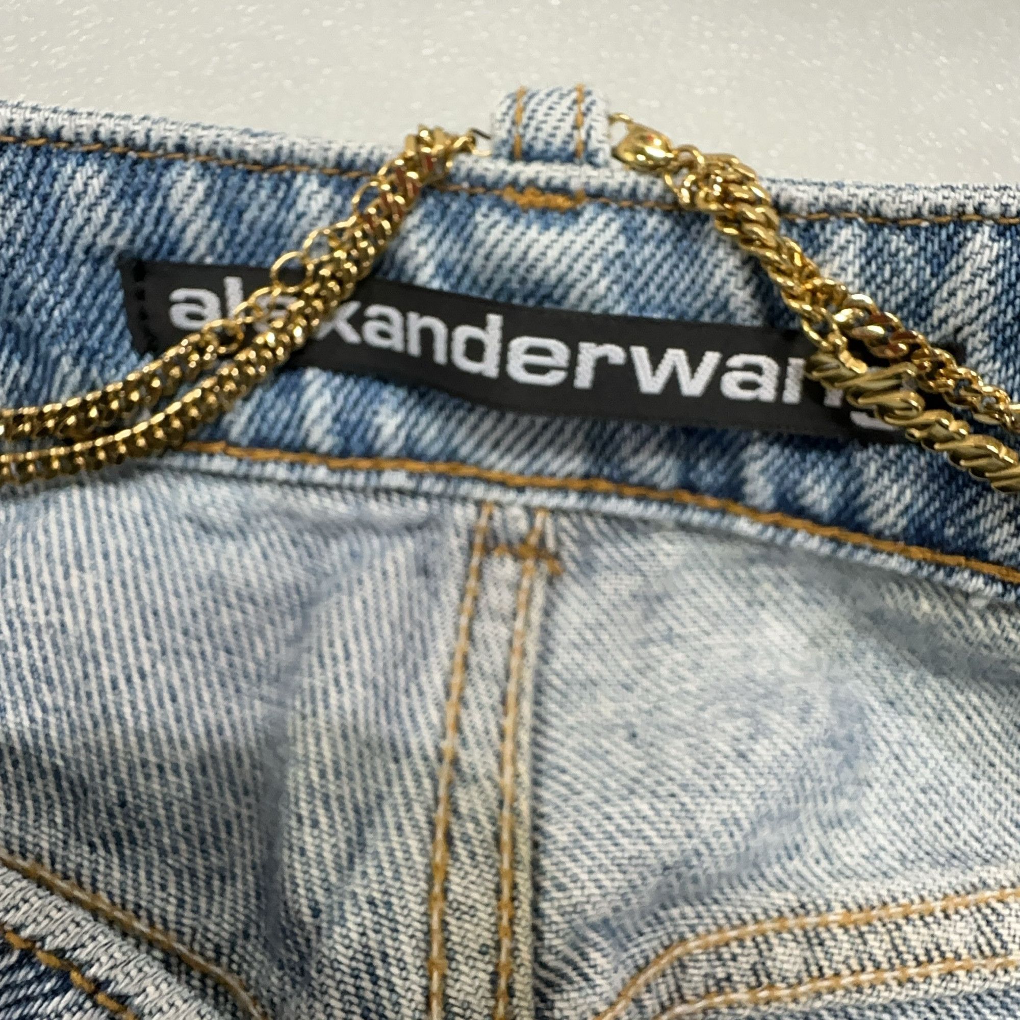 Alexander Wang Alexander Wang Chain Detail Jeans Size 28 Size 28" / US 6 / IT 42 - 5 Thumbnail