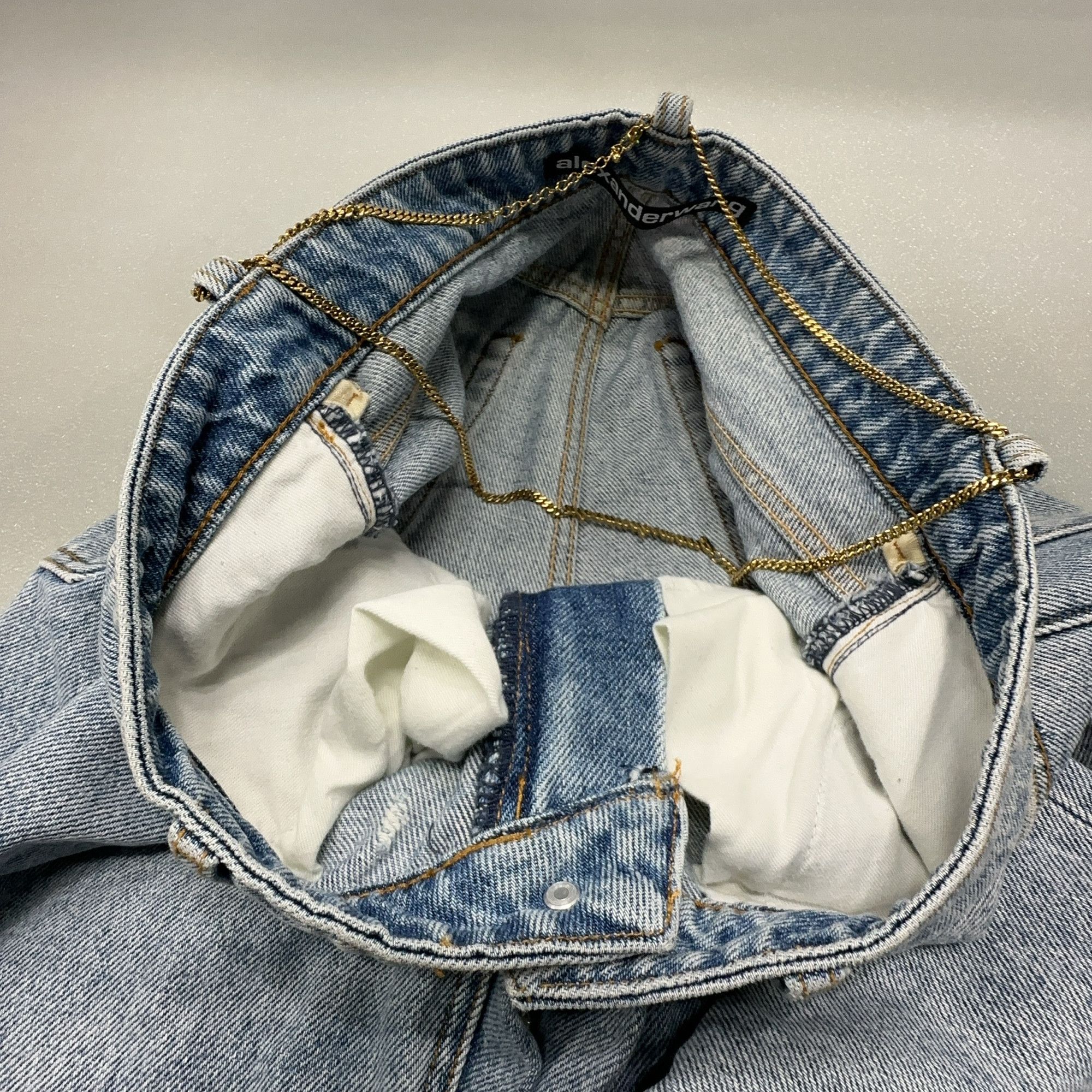 Alexander Wang Alexander Wang Chain Detail Jeans Size 28 Size 28" / US 6 / IT 42 - 6 Thumbnail