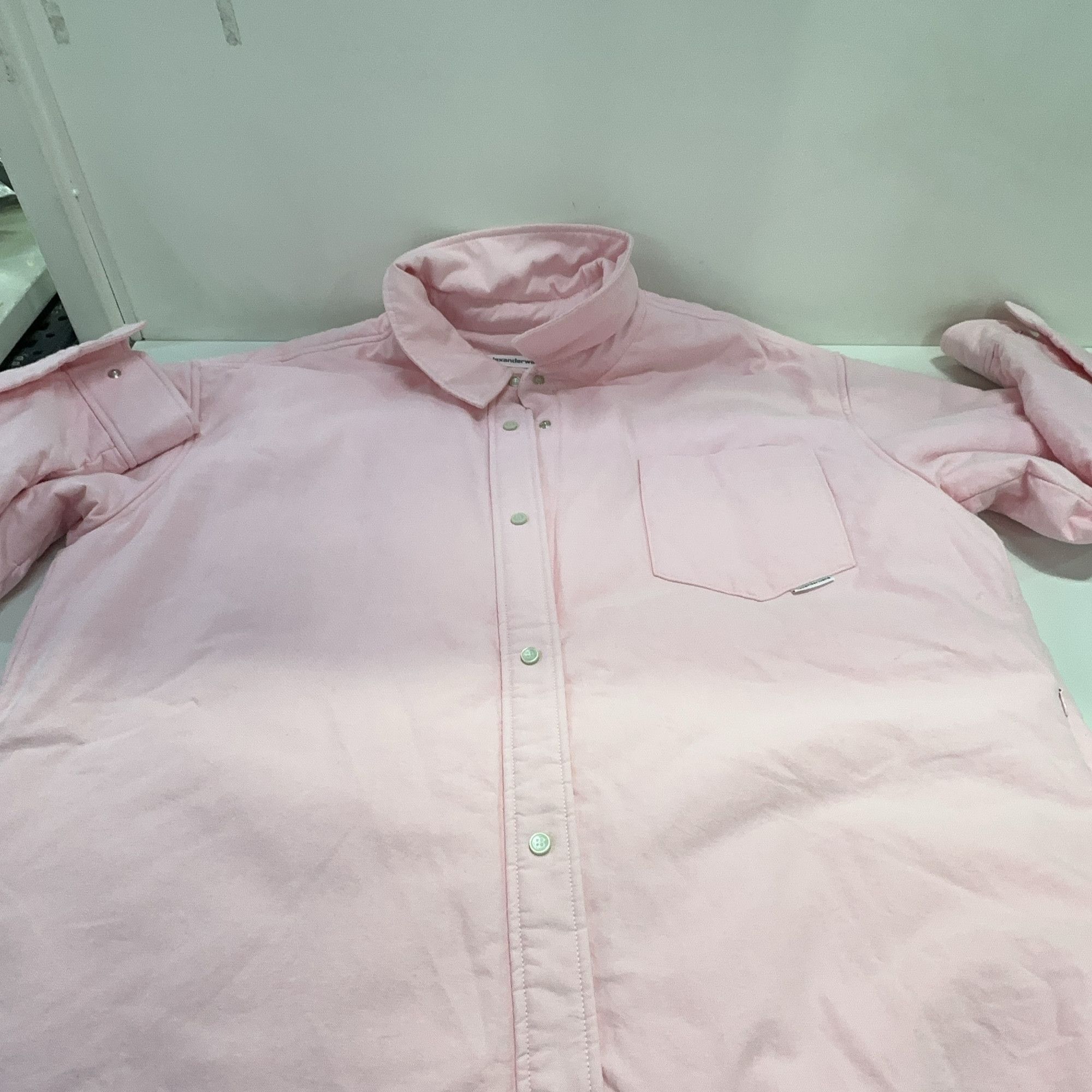 Alexander Wang Alexander Wang Pink Padded Button Up Shirt Size M Size M / US 6-8 / IT 42-44 - 10 Thumbnail