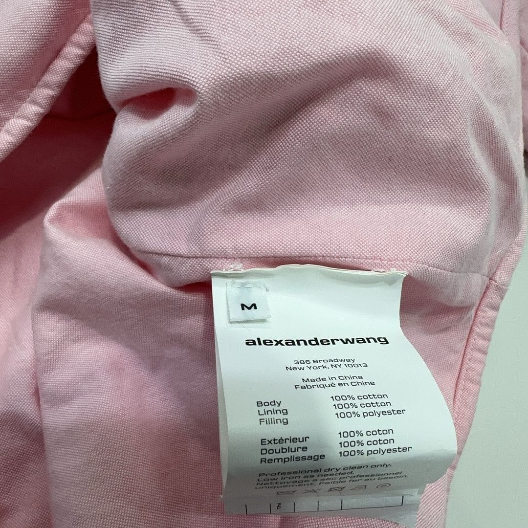 Alexander Wang Alexander Wang Pink Padded Button Up Shirt Size M Size M / US 6-8 / IT 42-44 - 4 Thumbnail