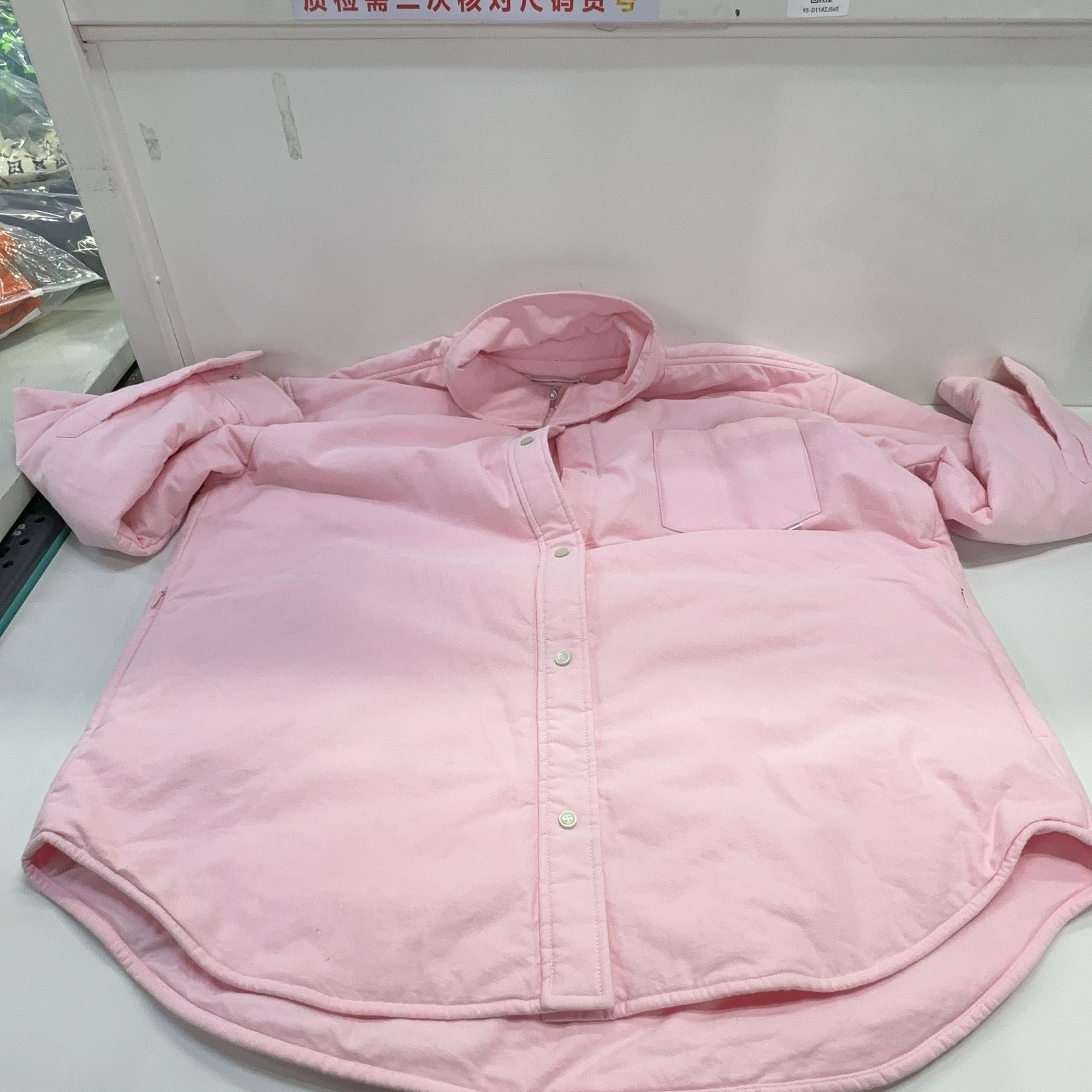 Alexander Wang Alexander Wang Pink Padded Button Up Shirt Size M Size M / US 6-8 / IT 42-44 - 11 Thumbnail