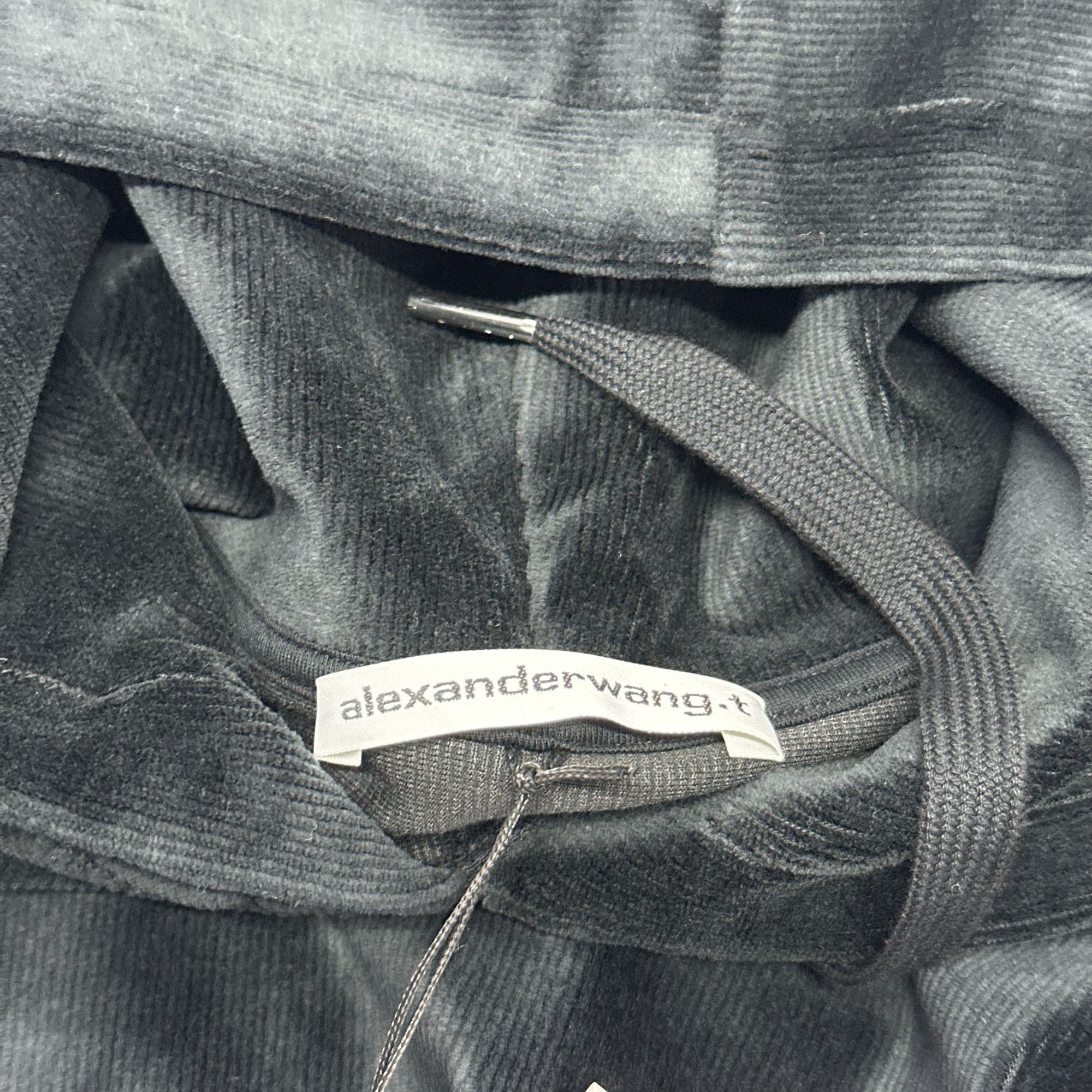 Alexander Wang Alexander Wang Logo Elastic Corduroy Hoodie Size M Size M / US 6-8 / IT 42-44 - 3 Thumbnail