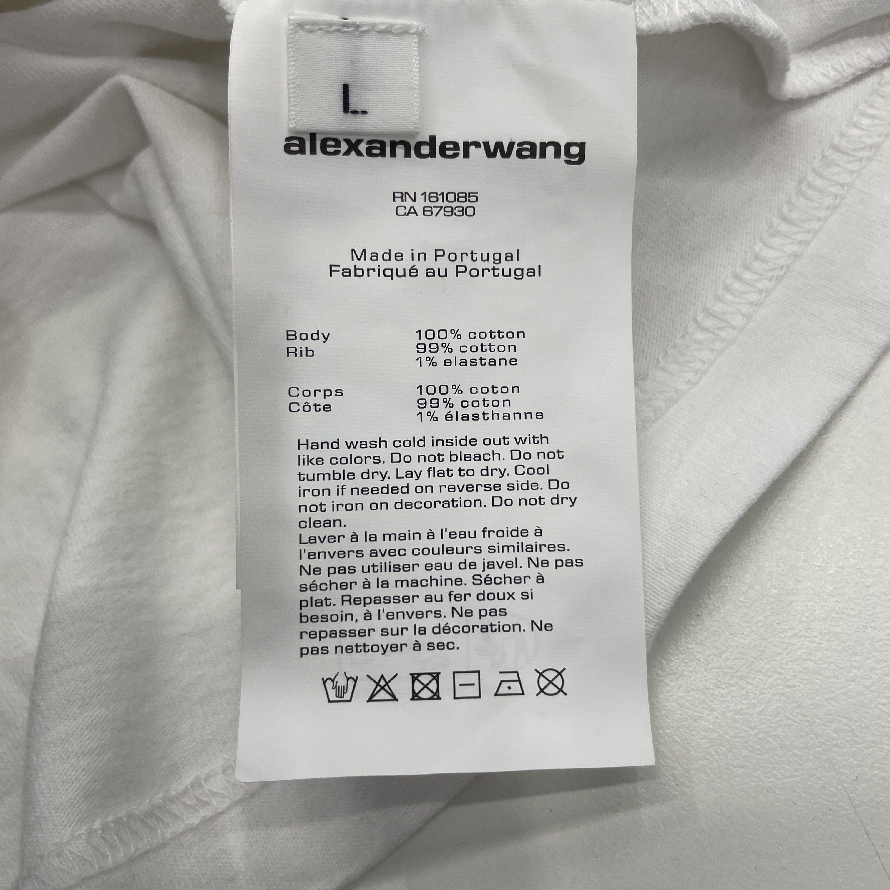Alexander Wang Alexander Wang Chain Graphic T-Shirt Size L Size US L / EU 52-54 / 3 - 4 Thumbnail