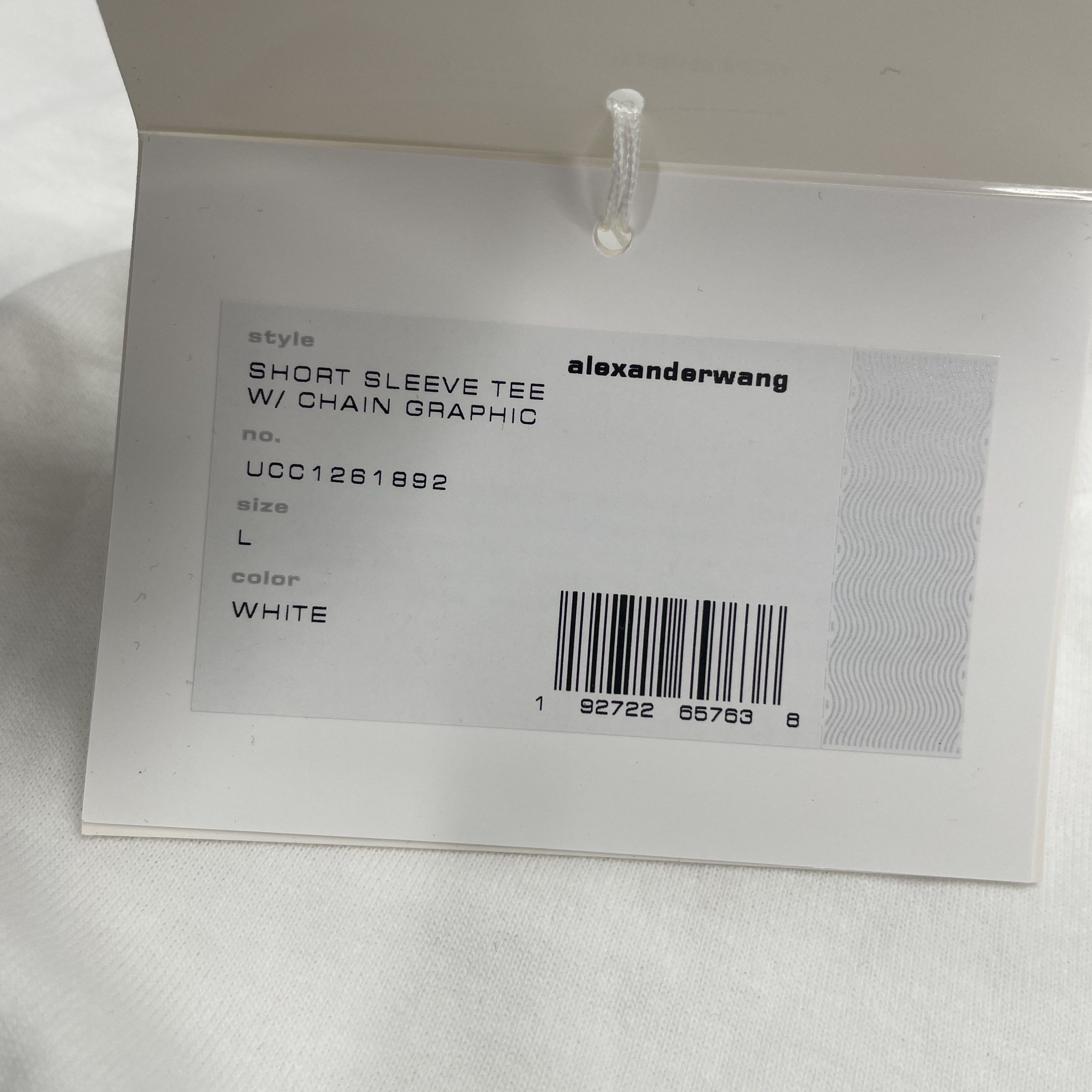 Alexander Wang Alexander Wang Chain Graphic T-Shirt Size L Size US L / EU 52-54 / 3 - 5 Thumbnail