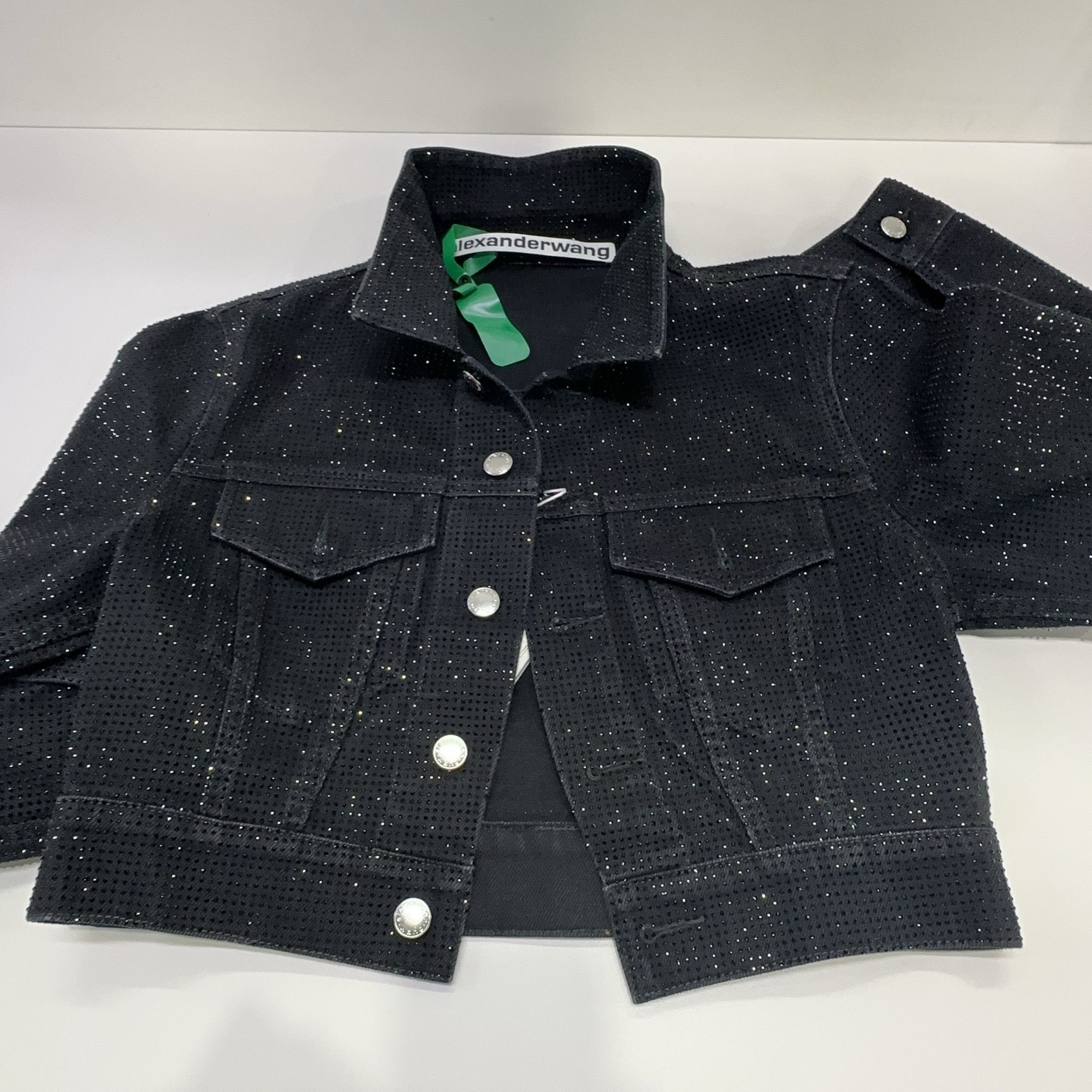 Alexander Wang Alexander Wang Hotfix Denim Trucker Jacket Size L Size L / US 10 / IT 46 - 10 Thumbnail