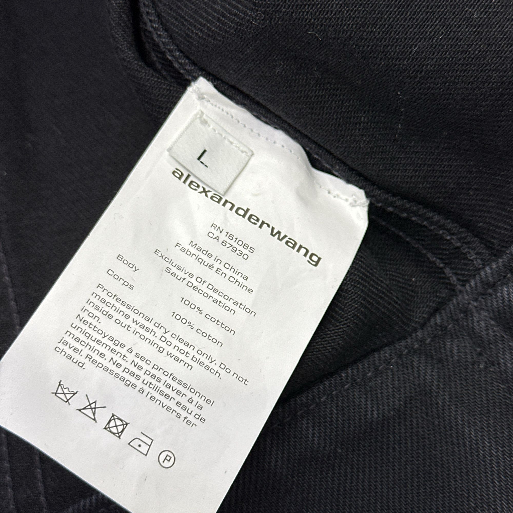 Alexander Wang Alexander Wang Hotfix Denim Trucker Jacket Size L Size L / US 10 / IT 46 - 3 Thumbnail