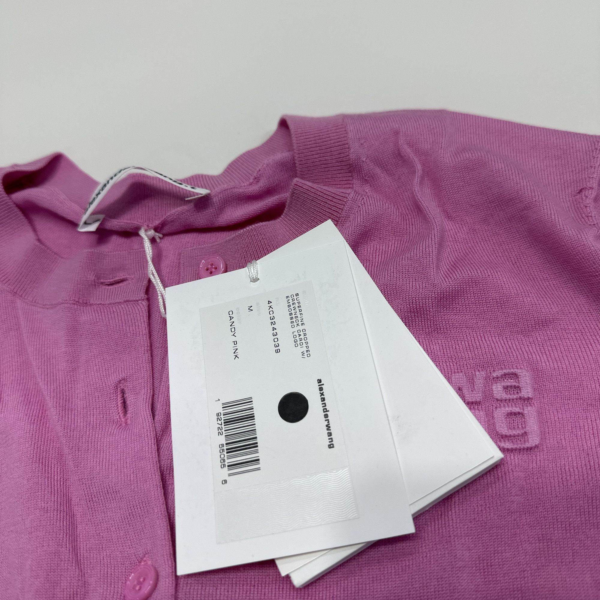 Alexander Wang Alexander Wang Logo Wool Cardigan Size M Size M / US 6-8 / IT 42-44 - 4 Thumbnail