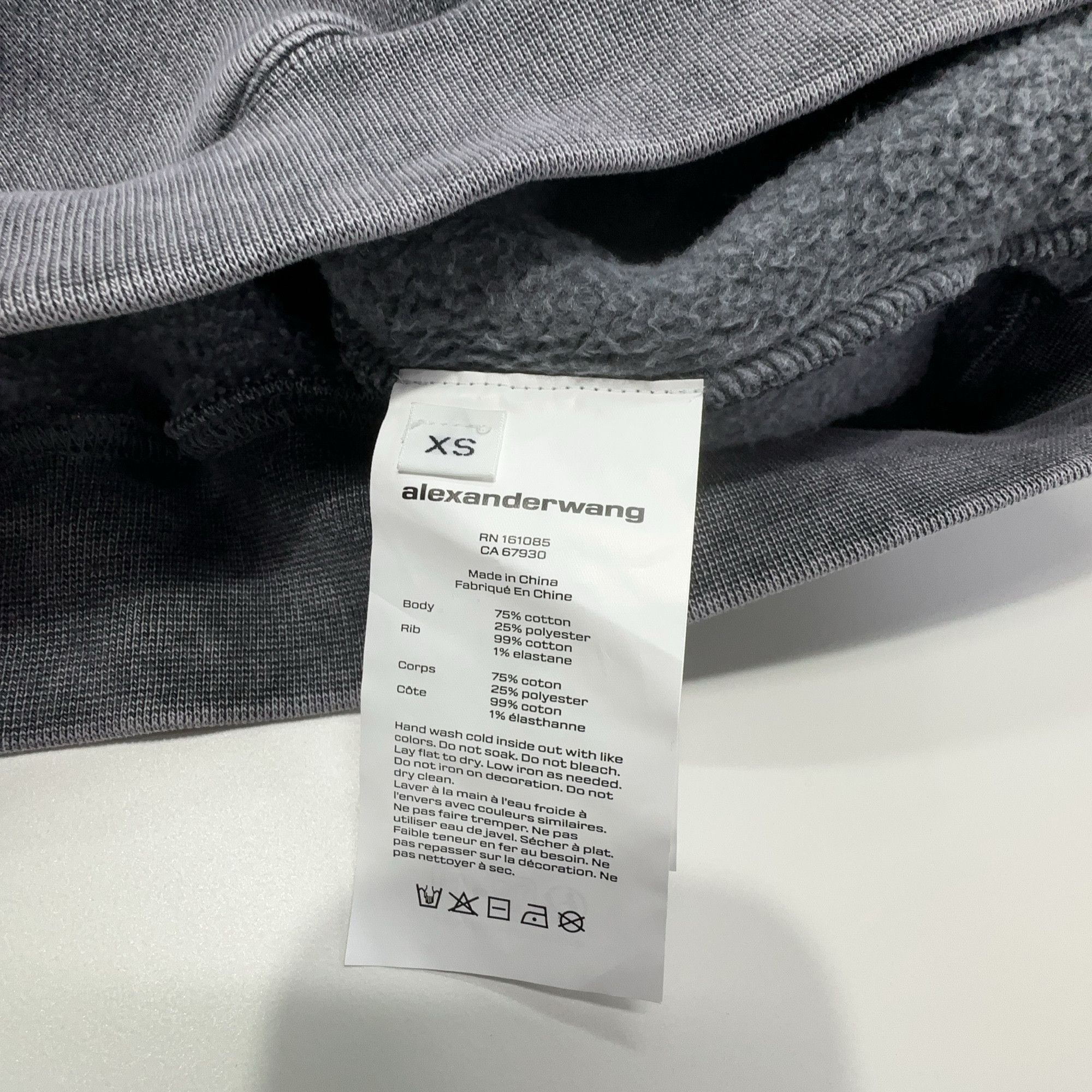 Alexander Wang Alexander Wang Logo Sweatshirt Size XS Size XS / US 0-2 / IT 36-38 - 3 Thumbnail