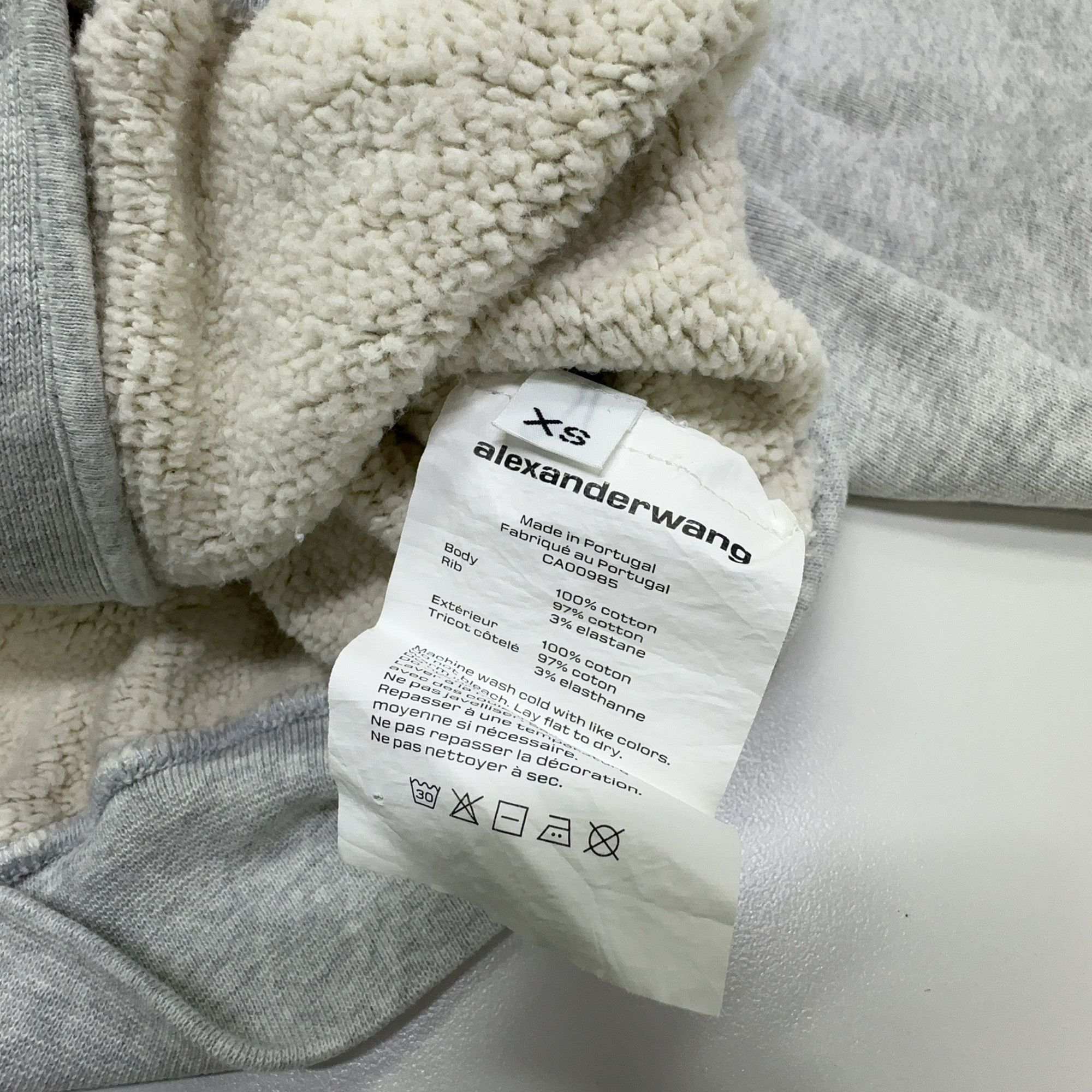 Alexander Wang Alexander Wang Gray Zip-Up Jacket Size XS Size XS / US 0-2 / IT 36-38 - 4 Thumbnail