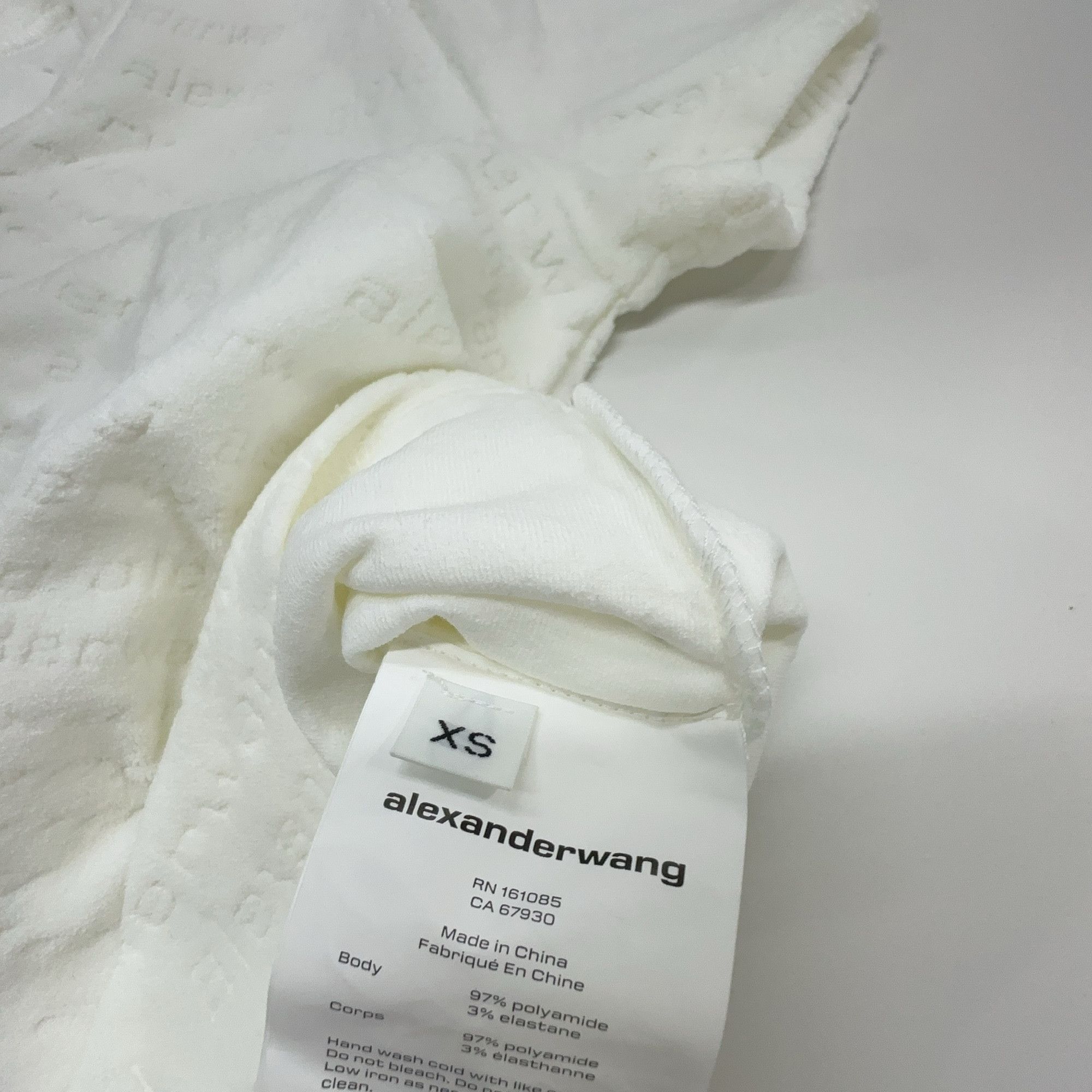 Alexander Wang Alexander Wang Jacquard Logo Short Sleeve T-Shirt XS Size XS / US 0-2 / IT 36-38 - 3 Thumbnail