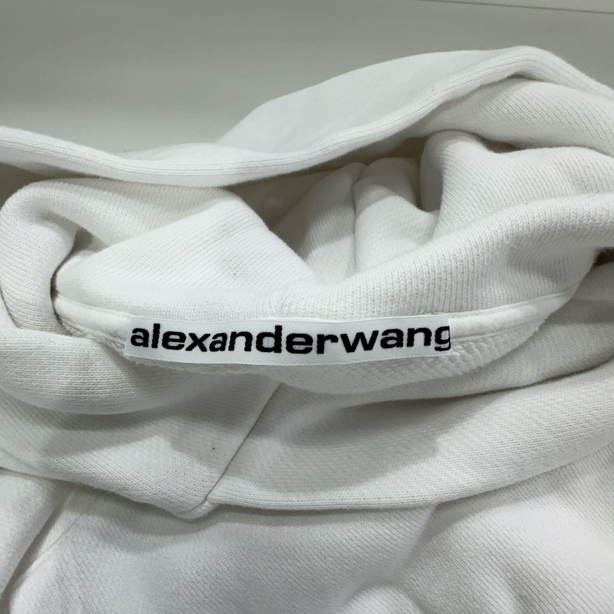 Alexander Wang Alexander Wang Logo Hoodie White Size S Size US S / EU 44-46 / 1 - 3 Thumbnail