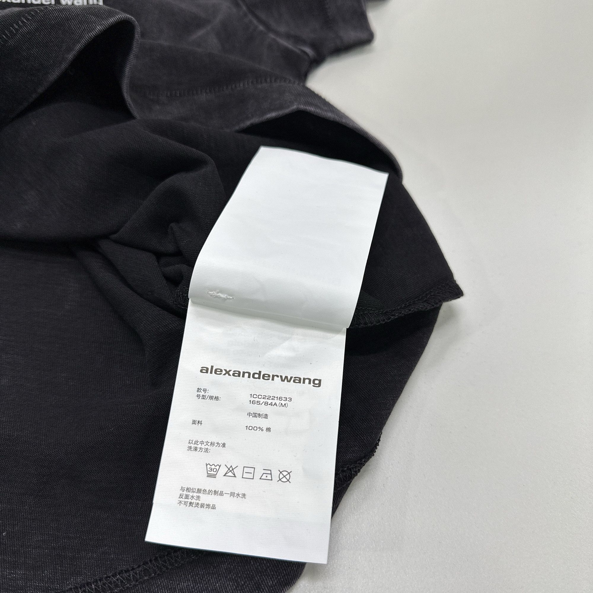 Alexander Wang Alexander Wang Acid Wash Logo T-Shirt Size M Size M / US 6-8 / IT 42-44 - 3 Thumbnail