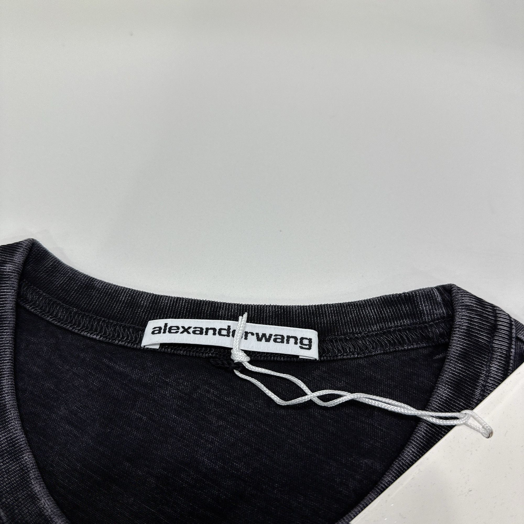 Alexander Wang Alexander Wang Acid Wash Logo T-Shirt Size M Size M / US 6-8 / IT 42-44 - 5 Thumbnail