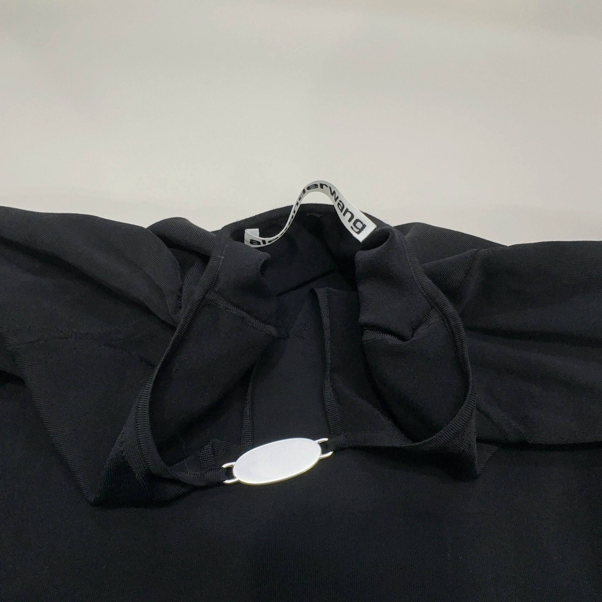 Alexander Wang Alexander Wang Black Metal Plaque Long Sleeve Top Size S Size S / US 4 / IT 40 - 7 Thumbnail