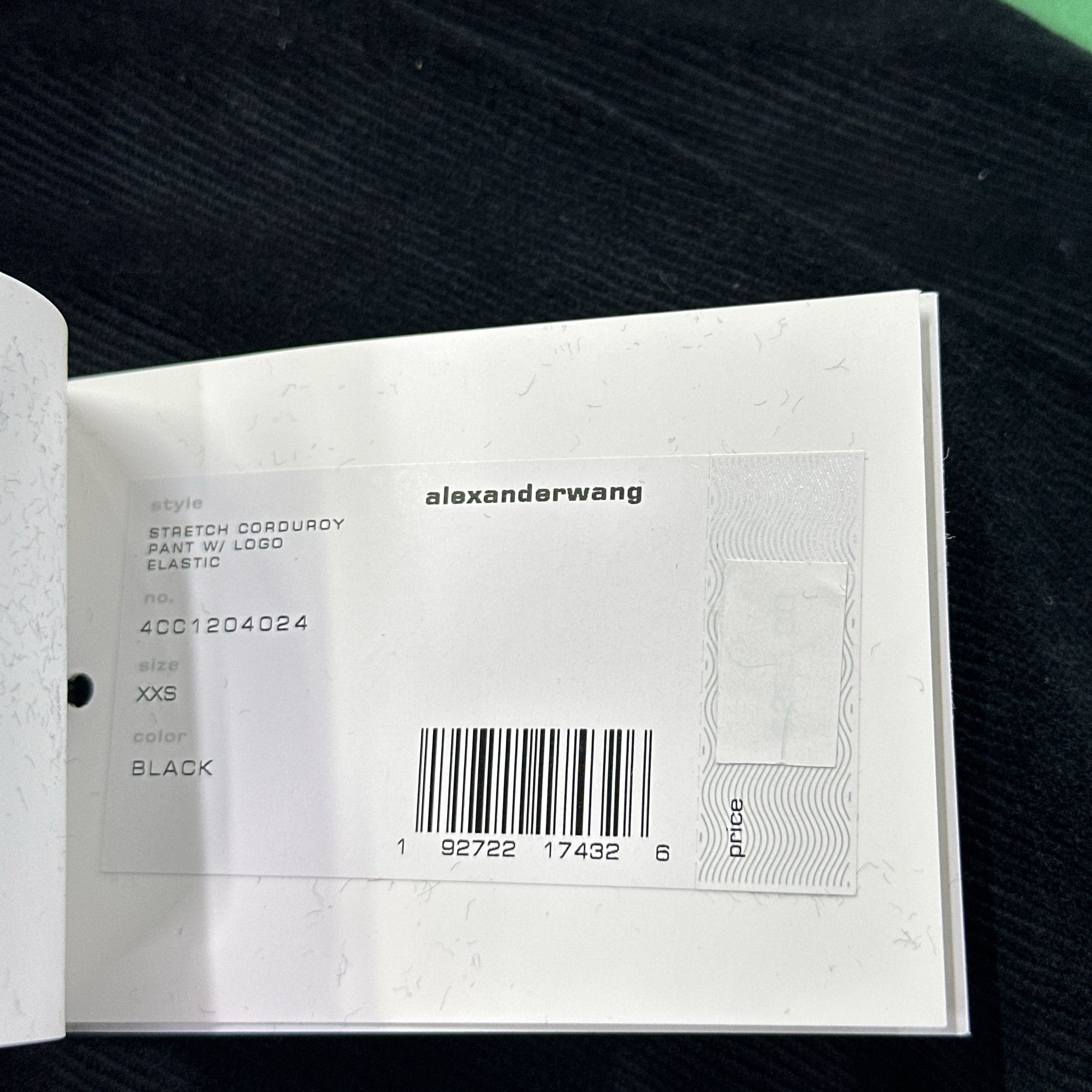 Alexander Wang Alexander Wang Logo Waistband Corduroy Pants Size XXS Size 24" / US 00 / IT 34 - 5 Thumbnail