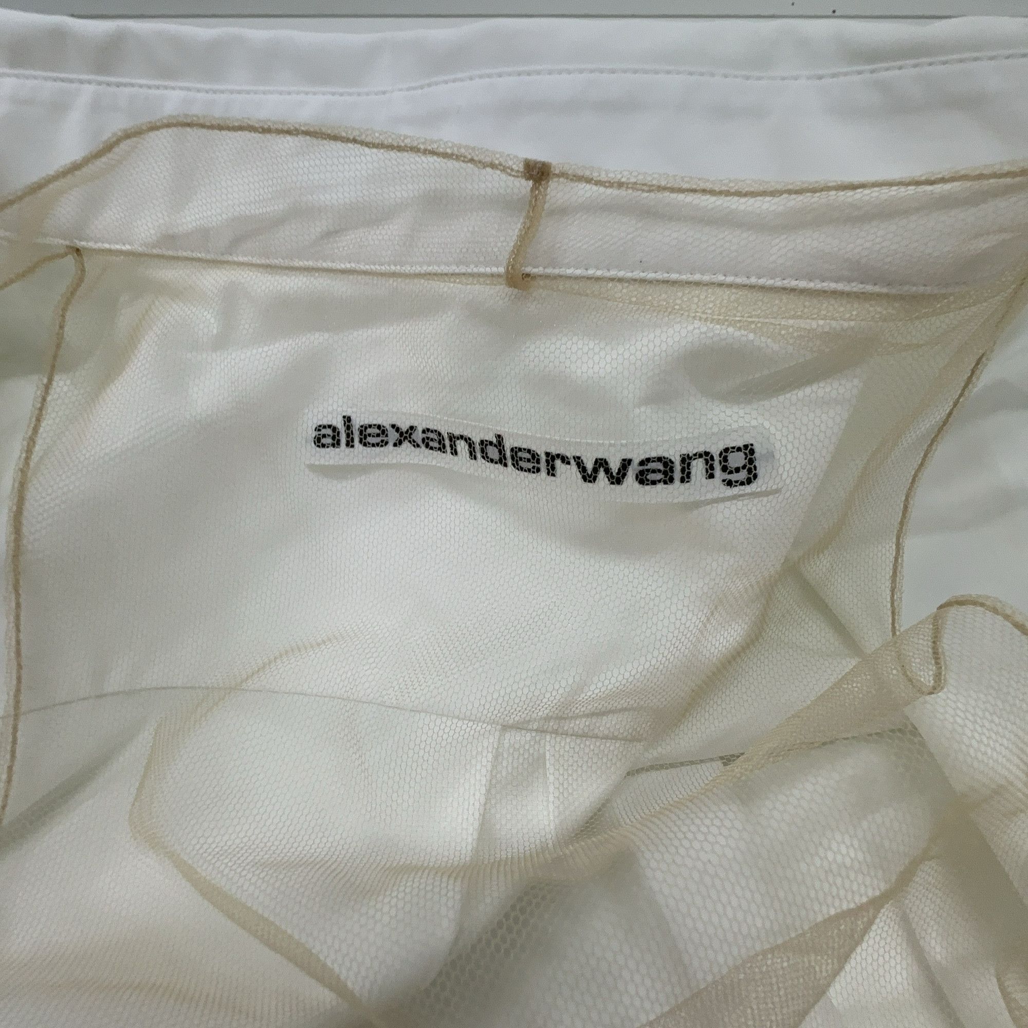 Alexander Wang Alexander Wang Irregular Cotton Mini Dress US 8 Size M / US 6-8 / IT 42-44 - 3 Thumbnail