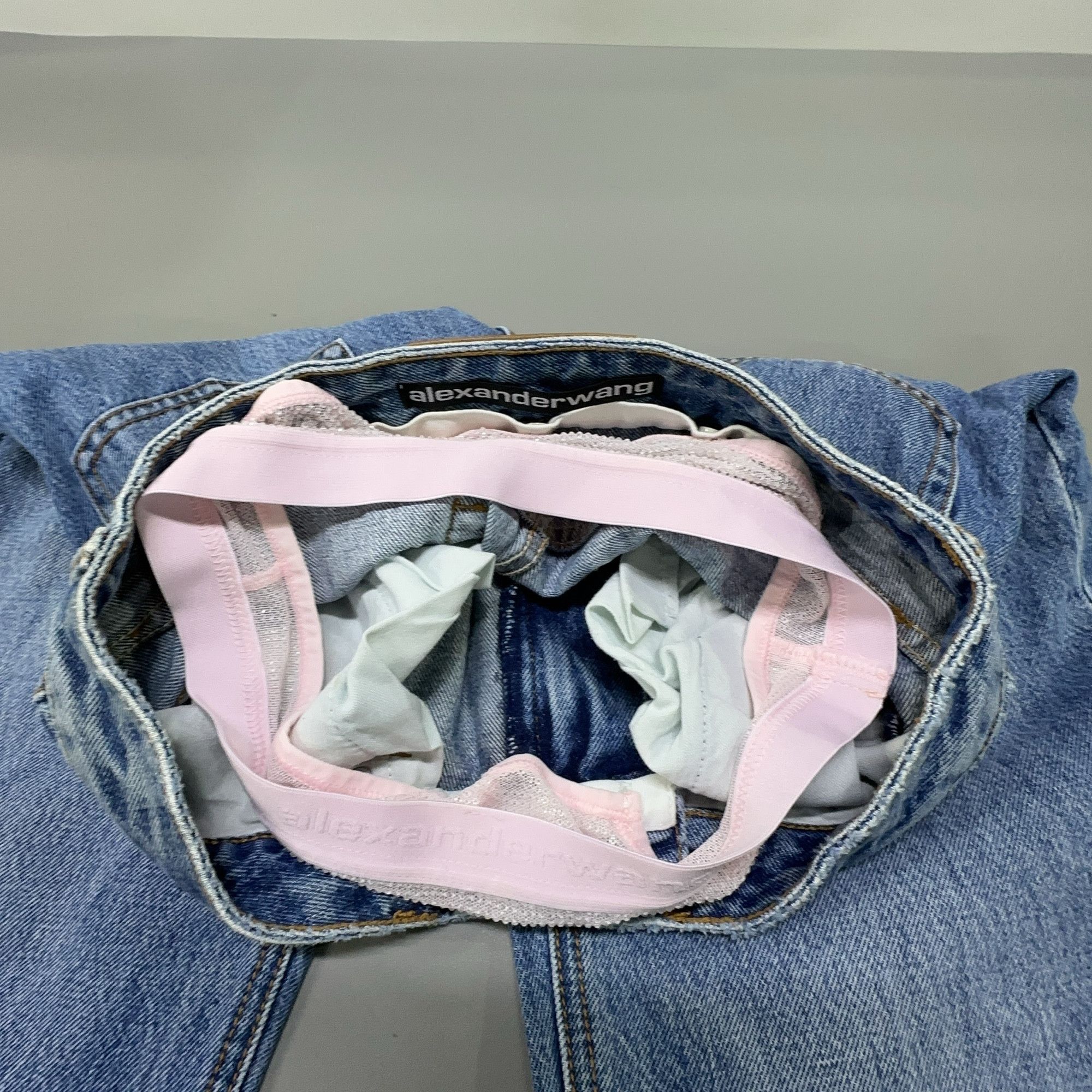 Alexander Wang Alexander Wang Layered Detail Jeans Size 24 Size 24" / US 00 / IT 34 - 6 Thumbnail