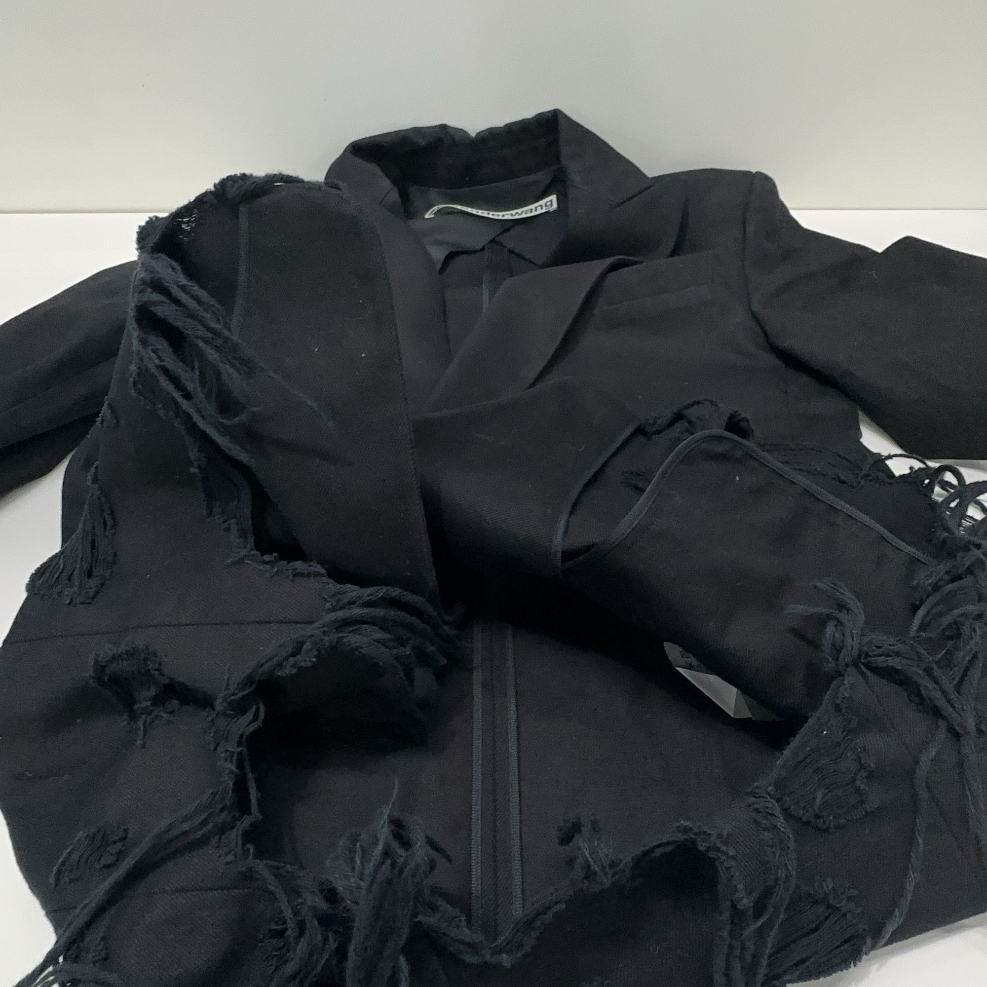 Alexander Wang Alexander Wang Frayed Hem Blazer Size 2 Size XS / US 0-2 / IT 36-38 - 8 Thumbnail