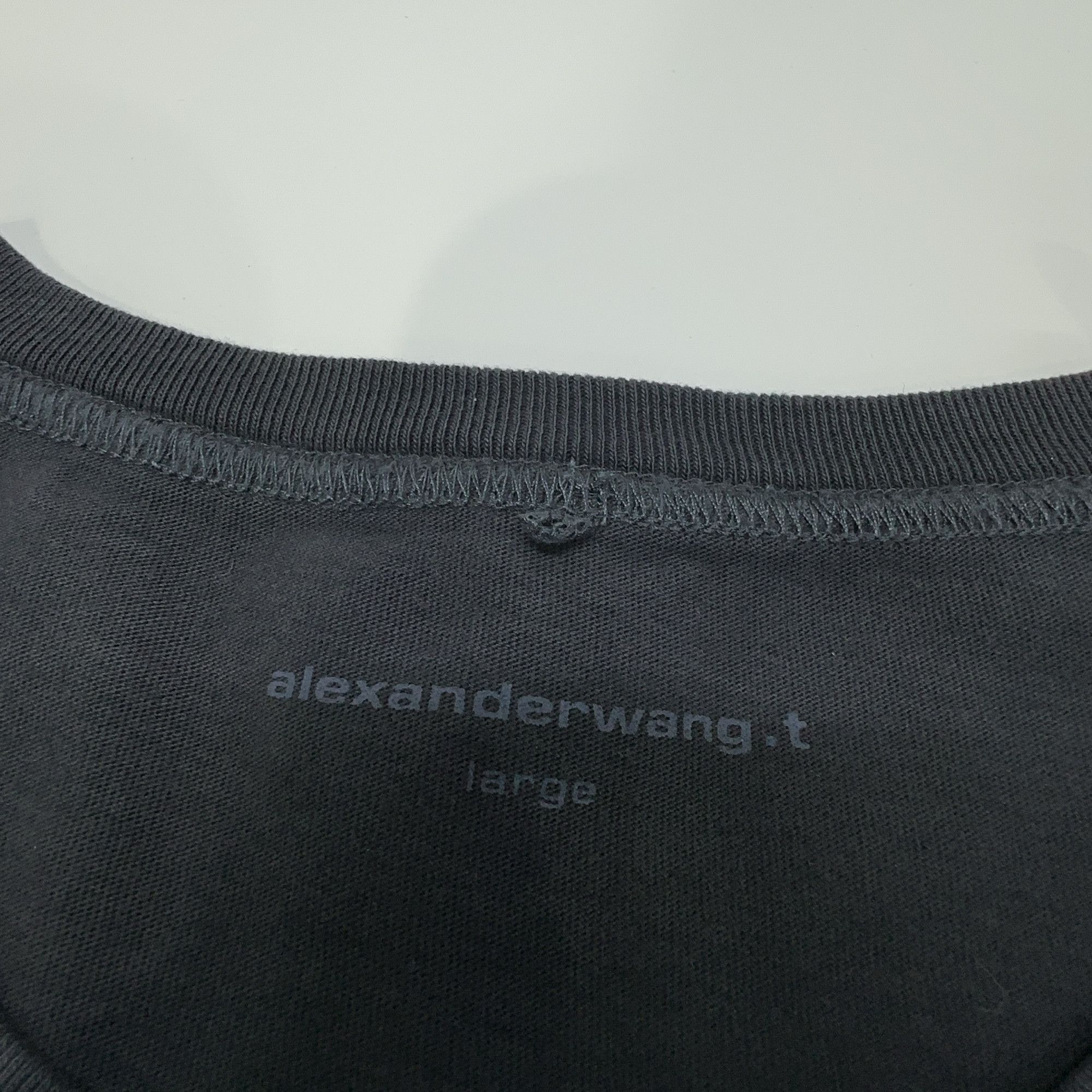 Alexander Wang Alexander Wang Logo Short Sleeve T-Shirt Size L Size L / US 10 / IT 46 - 4 Thumbnail