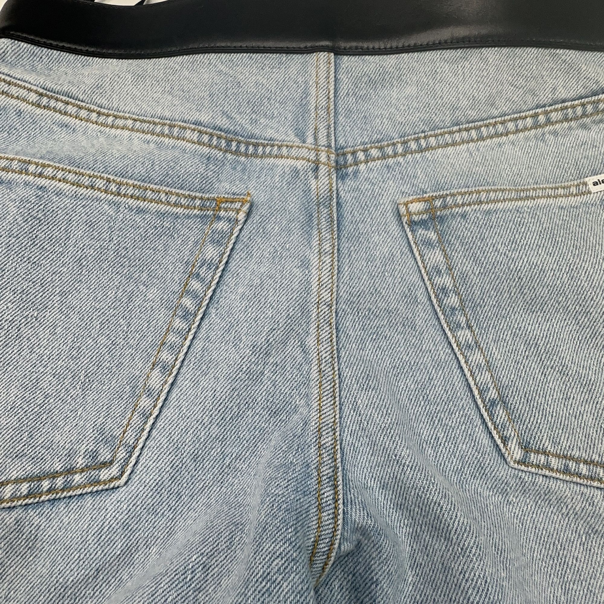 Alexander Wang Alexander Wang Leather Belted Jeans Size 26 Size 26" / US 2 / IT 38 - 6 Thumbnail