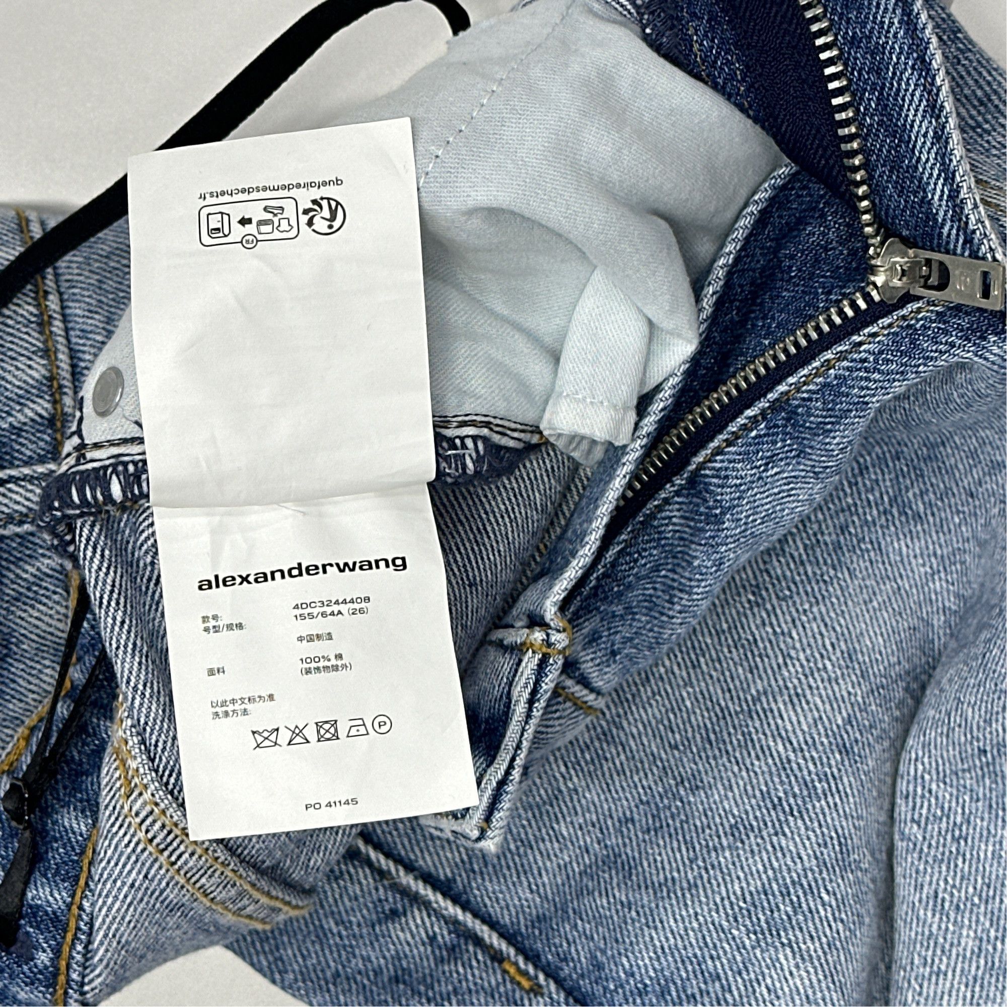 Alexander Wang Alexander Wang Diamante Charm Relaxed Jeans Size 26 Size 26" / US 2 / IT 38 - 4 Thumbnail
