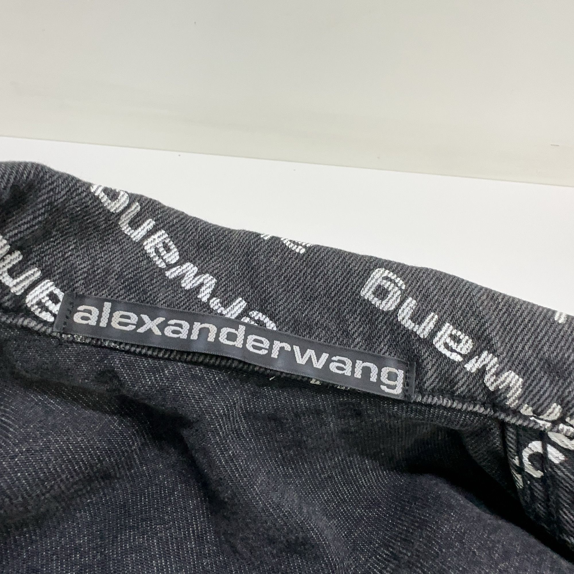 Alexander Wang Alexander Wang Logo Print Denim Jacket Size S Size S / US 4 / IT 40 - 5 Thumbnail