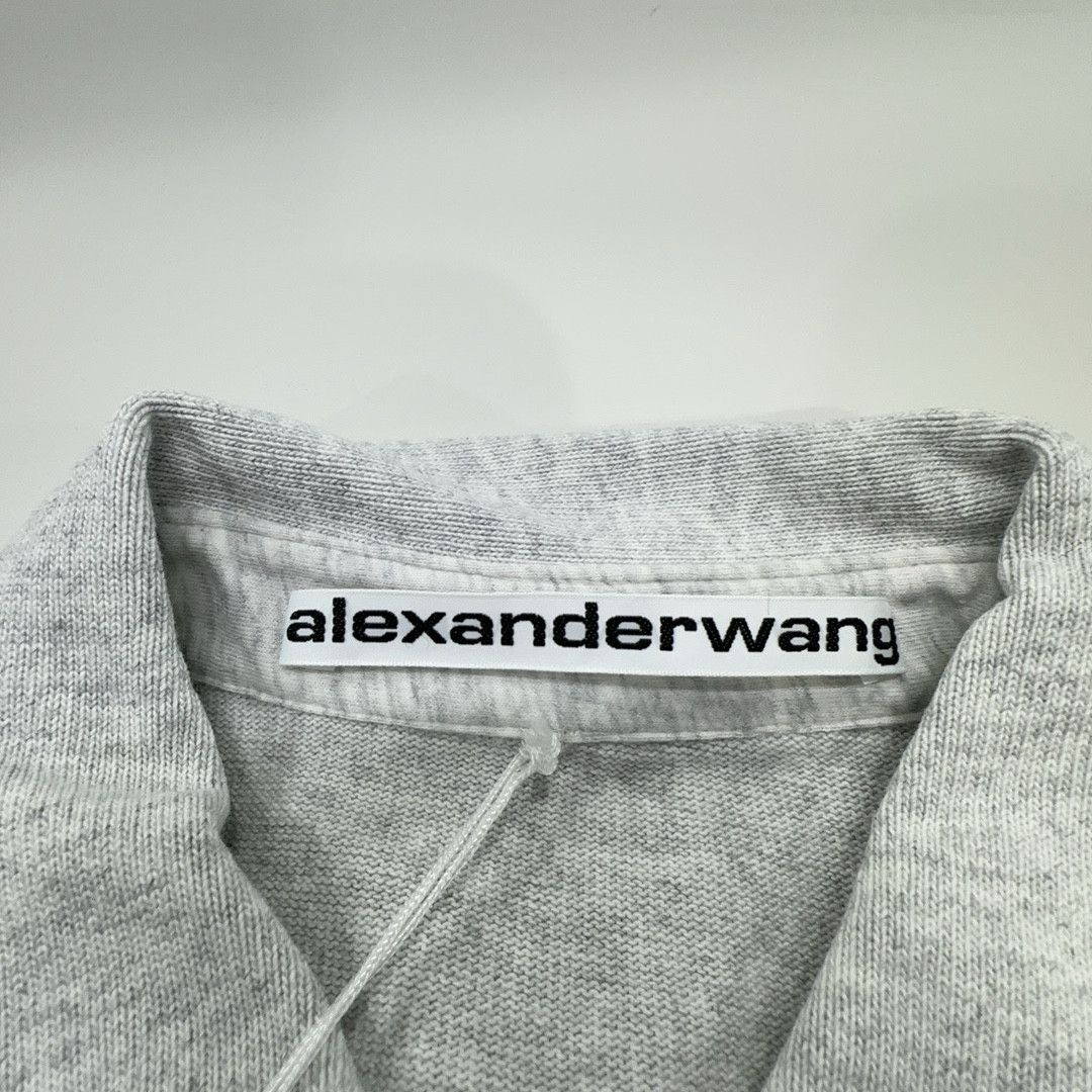 Alexander Wang Alexander Wang Knit Button Up Shirt Gray S Size US S / EU 44-46 / 1 - 3 Thumbnail