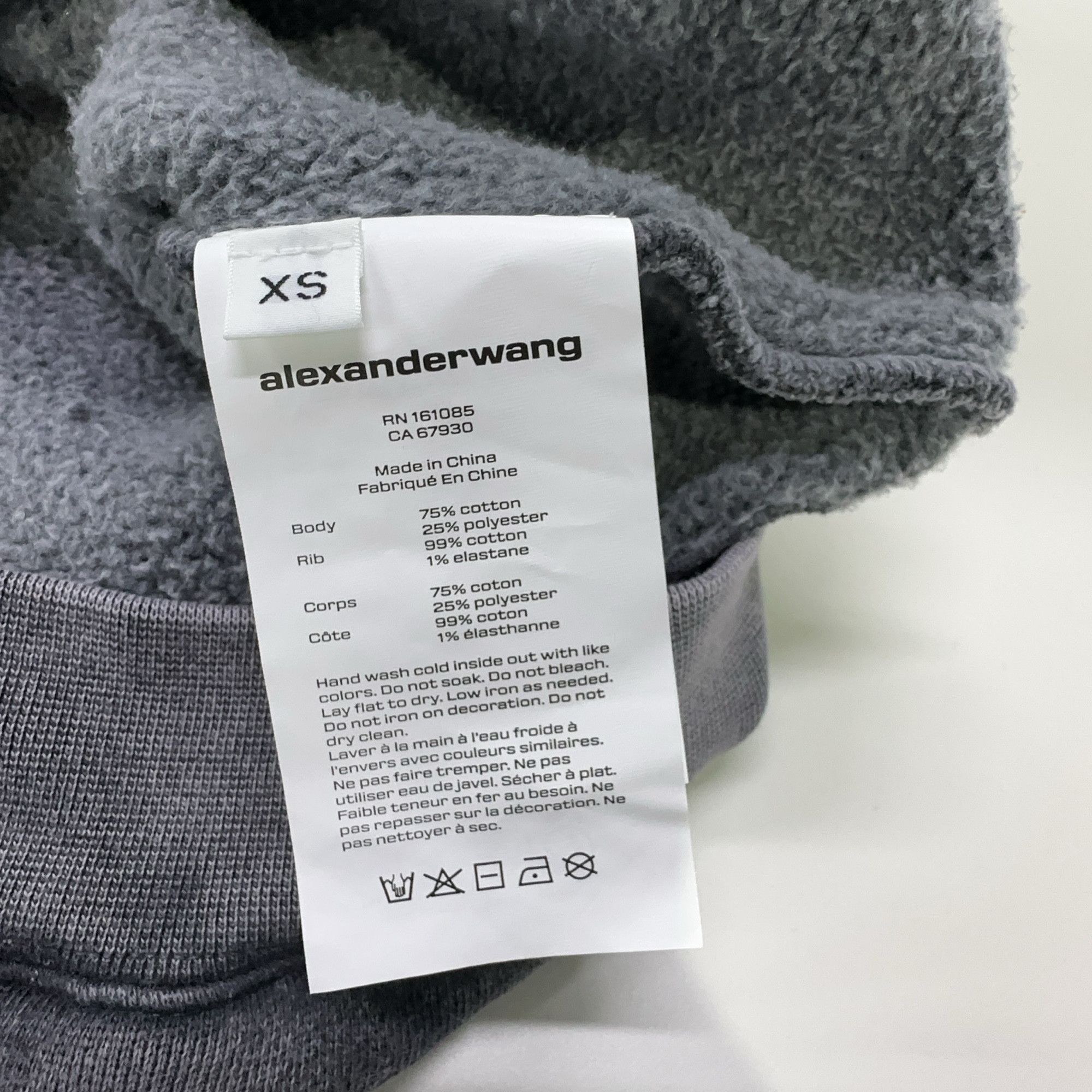 Alexander Wang Alexander Wang Logo Sweatshirt Size XS Size XS / US 0-2 / IT 36-38 - 4 Thumbnail