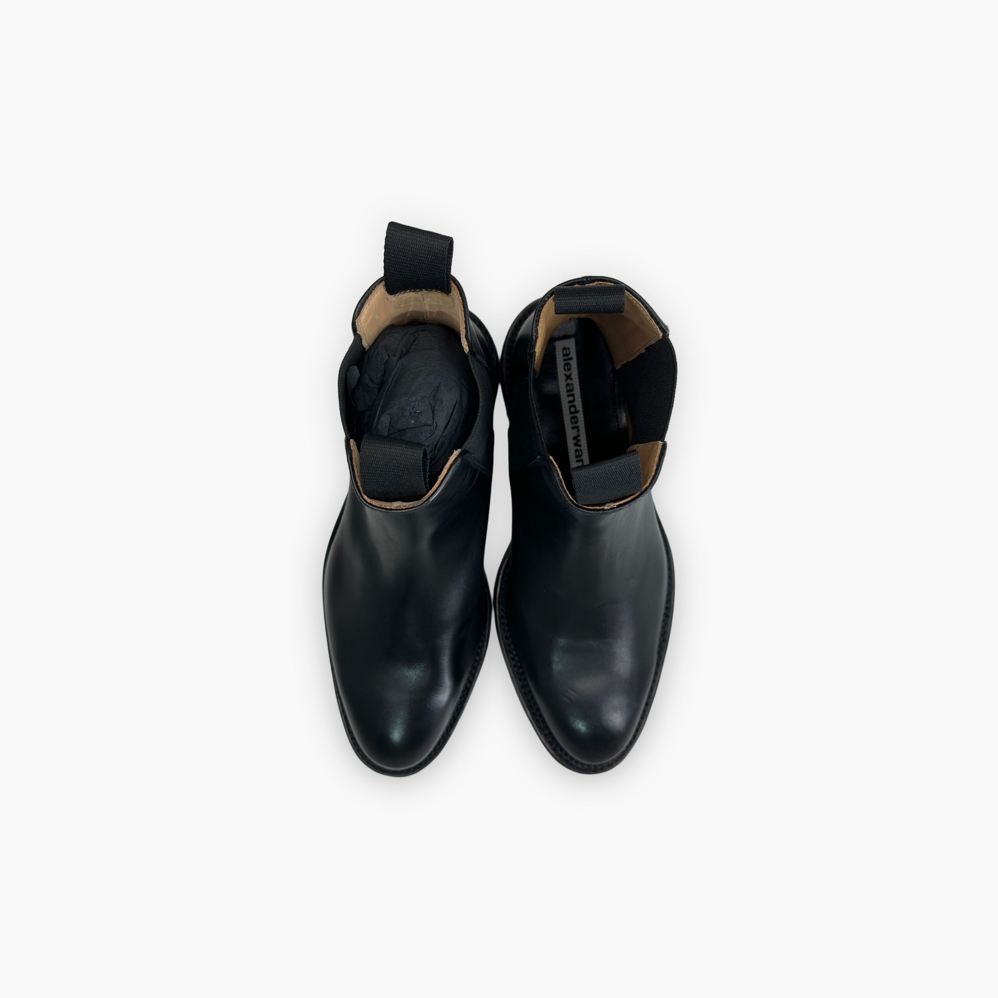 Alexander Wang Alexander Wang Metal Heel Leather Chelsea Boots Size 37 Size US 7 / IT 37 - 9 Thumbnail