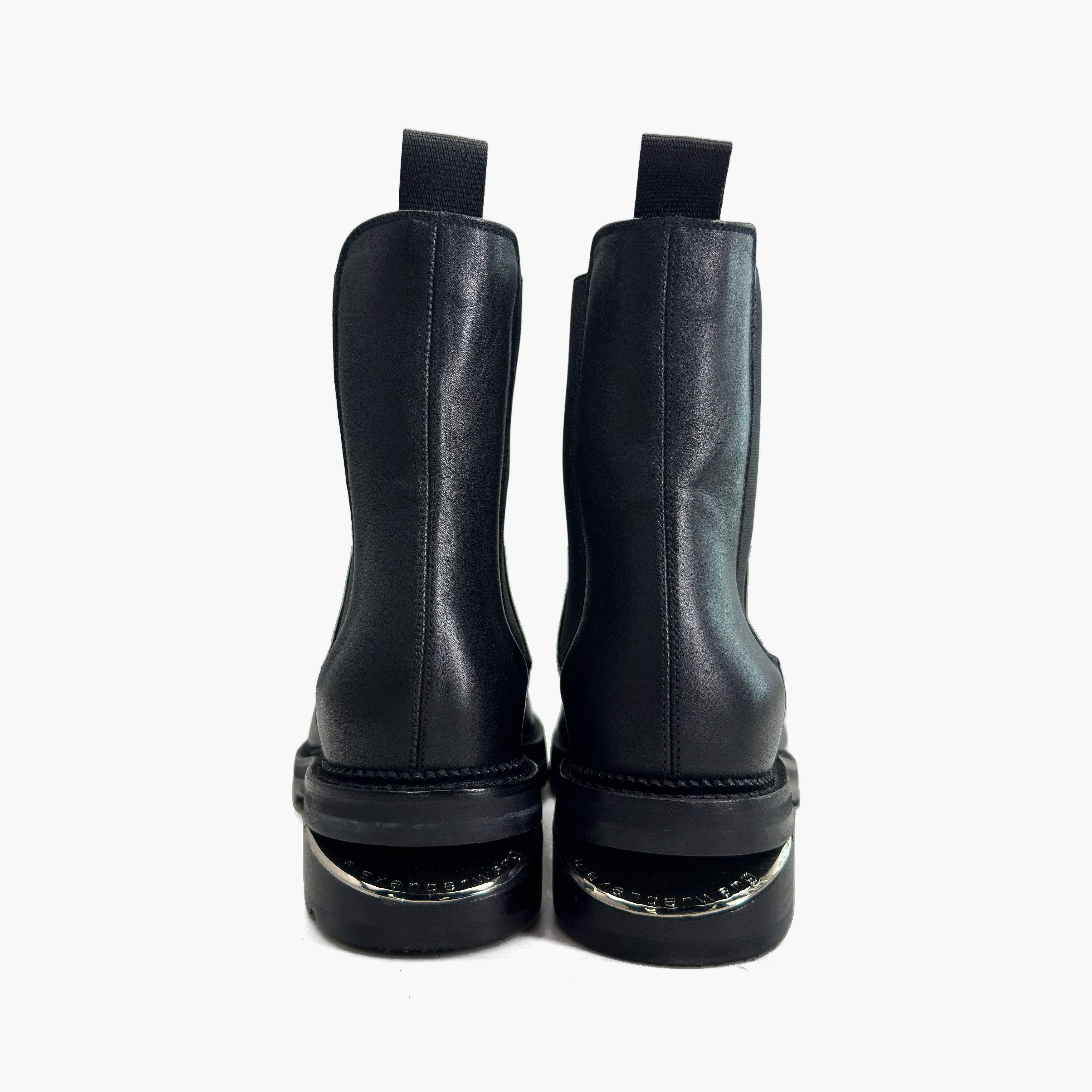 Alexander Wang Alexander Wang Metal Heel Leather Chelsea Boots Size 37 Size US 7 / IT 37 - 6 Thumbnail