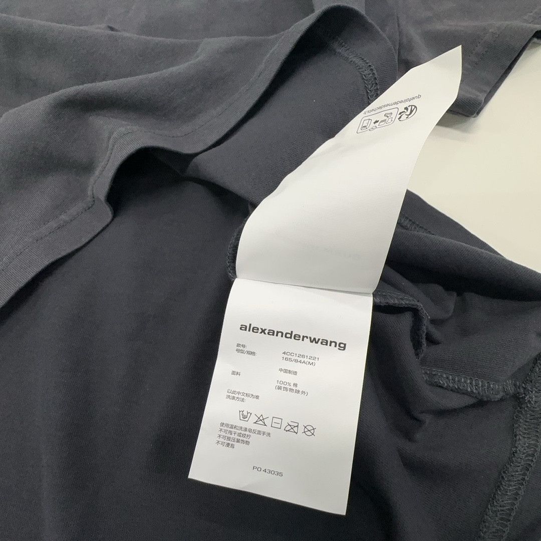 Alexander Wang Alexander Wang Crystal Logo T-Shirt Size M Size M / US 6-8 / IT 42-44 - 3 Thumbnail