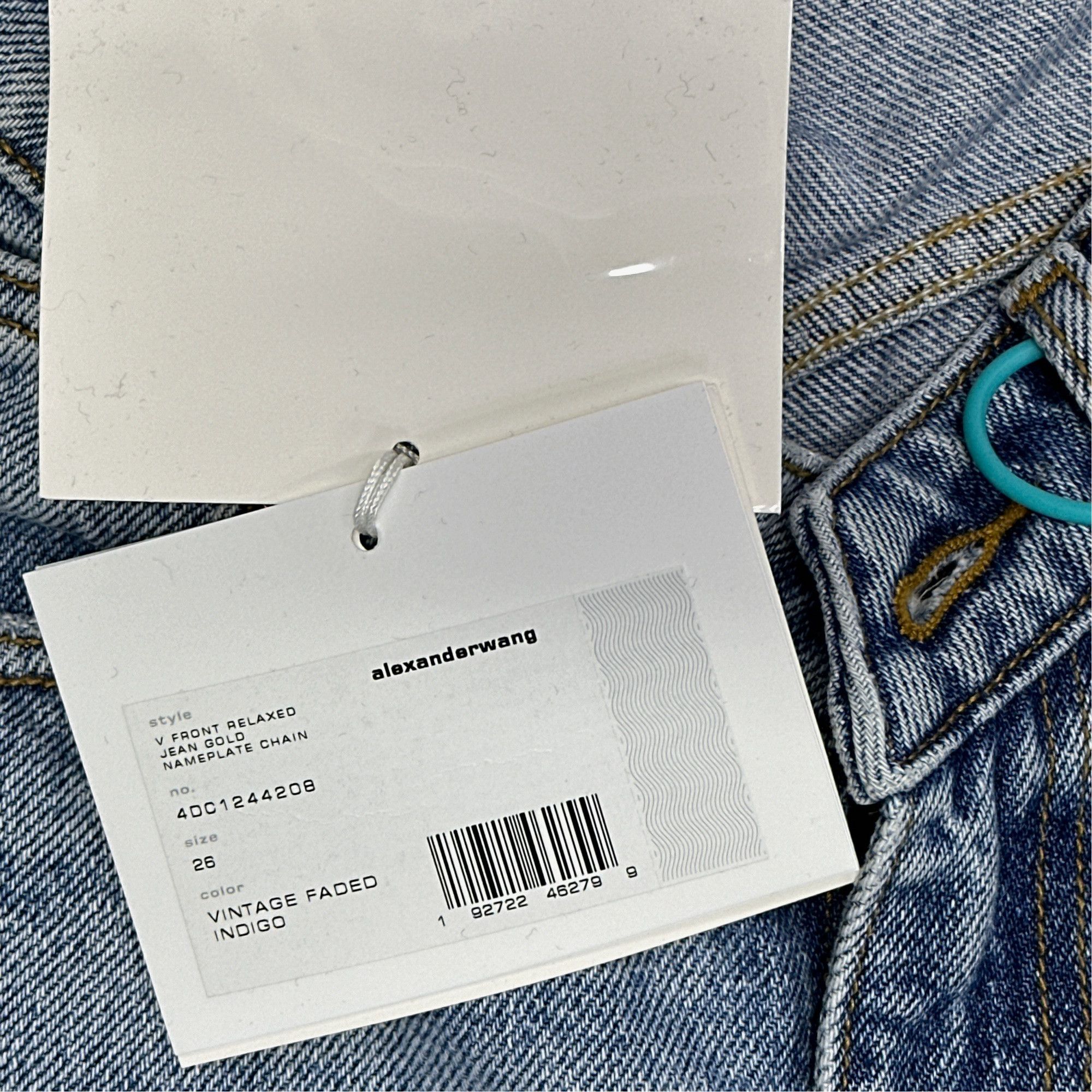 Alexander Wang Alexander Wang V Front Relaxed Jeans Size 26 Size 26" / US 2 / IT 38 - 2 Thumbnail