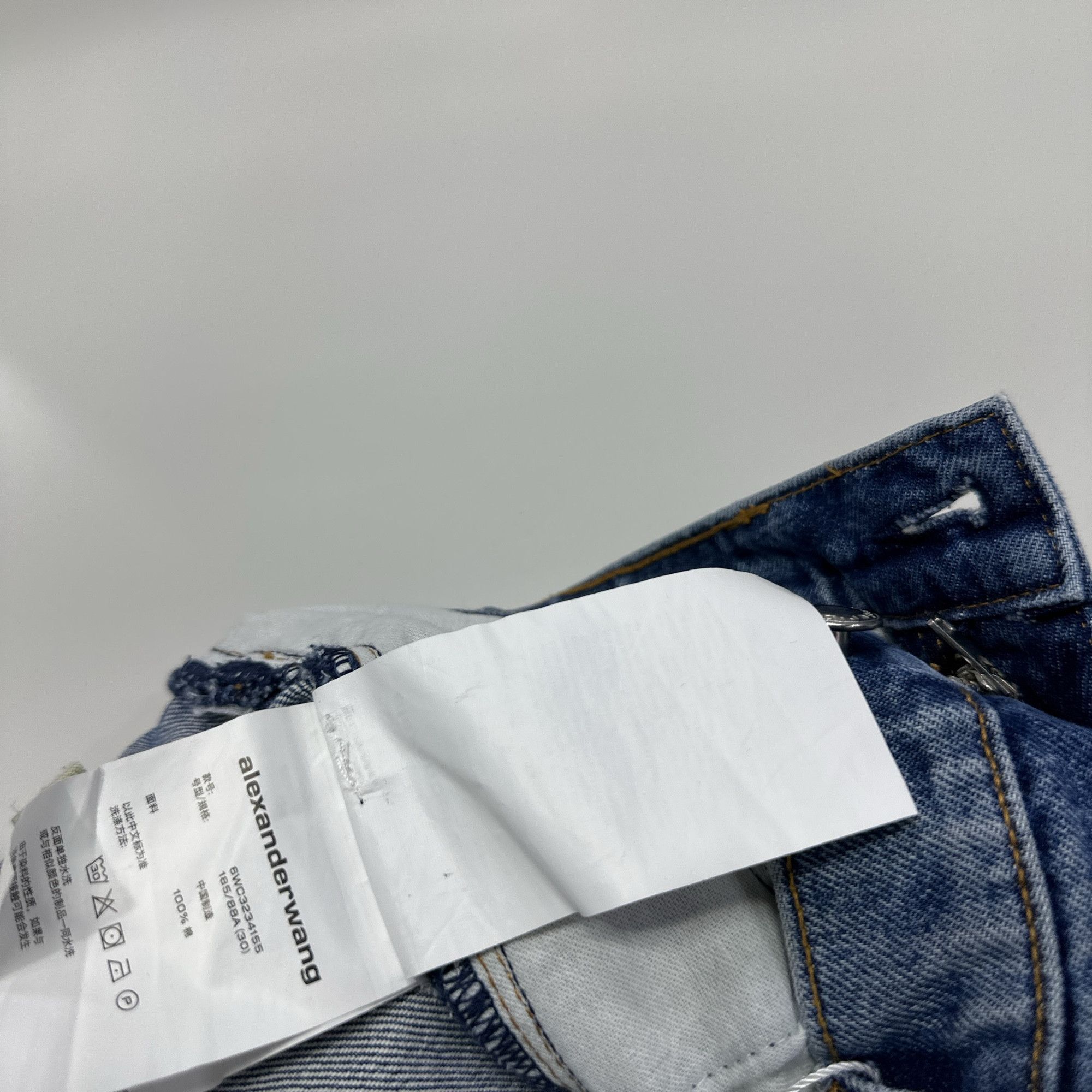 Alexander Wang Alexander Wang Denim Shorts Size 30 Size US 30 / EU 46 - 5 Thumbnail