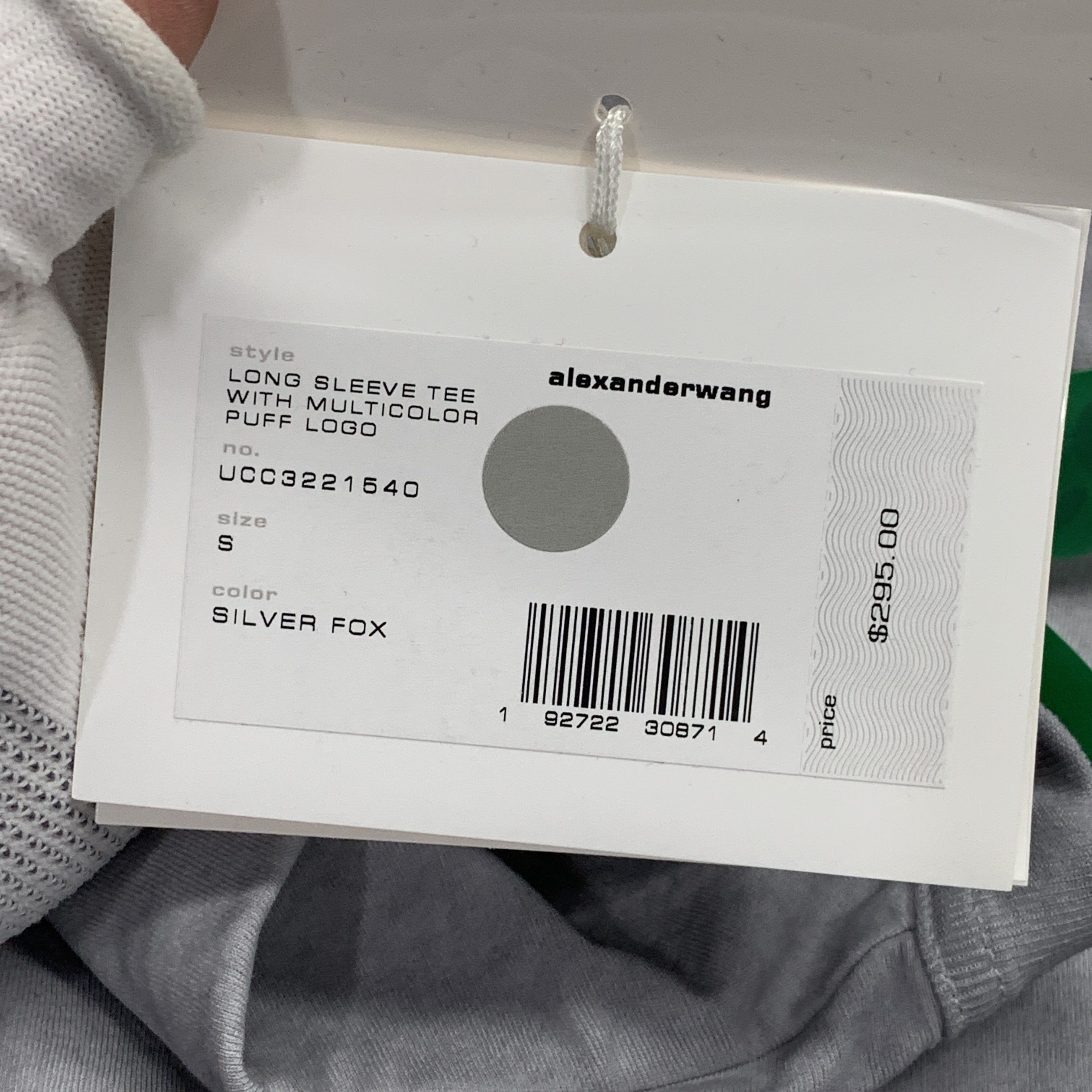 Alexander Wang Alexander Wang Multicolor Logo Long Sleeve T-Shirt Size S Size US S / EU 44-46 / 1 - 5 Thumbnail
