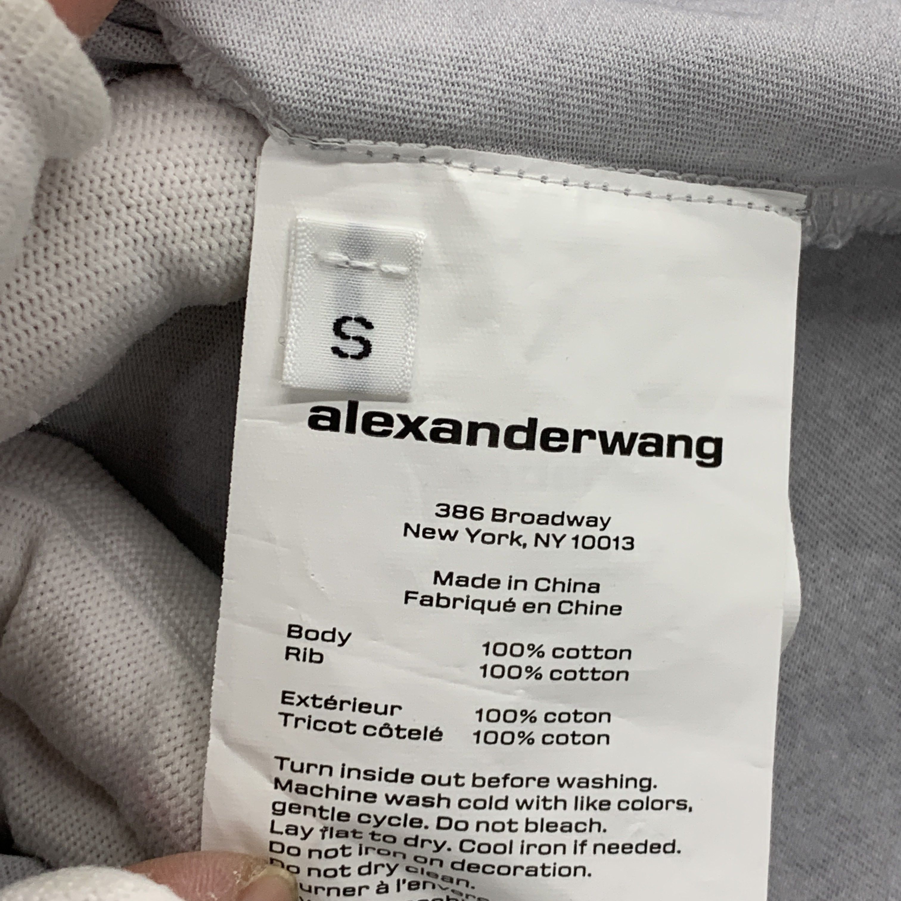 Alexander Wang Alexander Wang Multicolor Logo Long Sleeve T-Shirt Size S Size US S / EU 44-46 / 1 - 4 Thumbnail