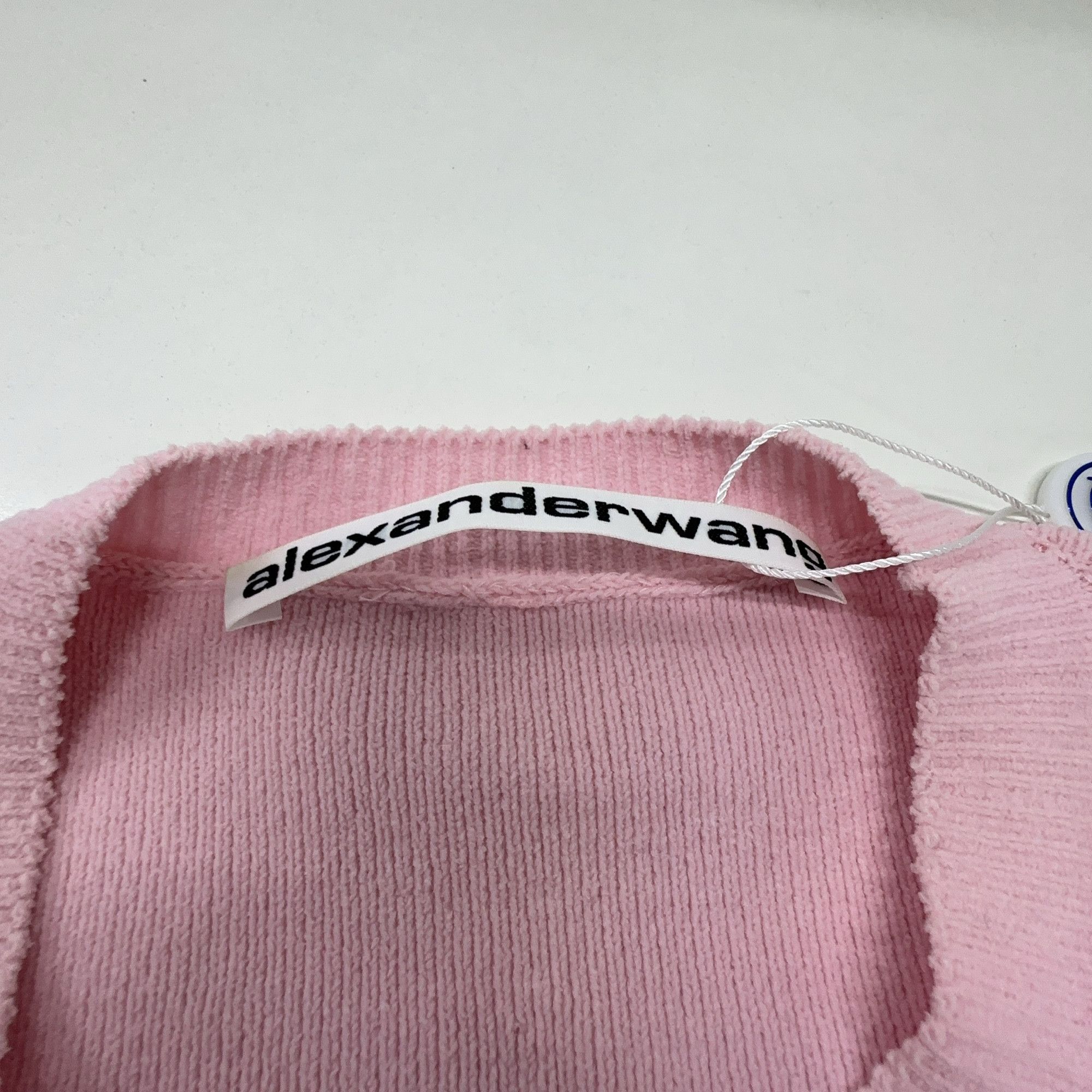 Alexander Wang Alexander Wang Embossed Logo Short Sleeve Top Size M Size M / US 6-8 / IT 42-44 - 3 Thumbnail
