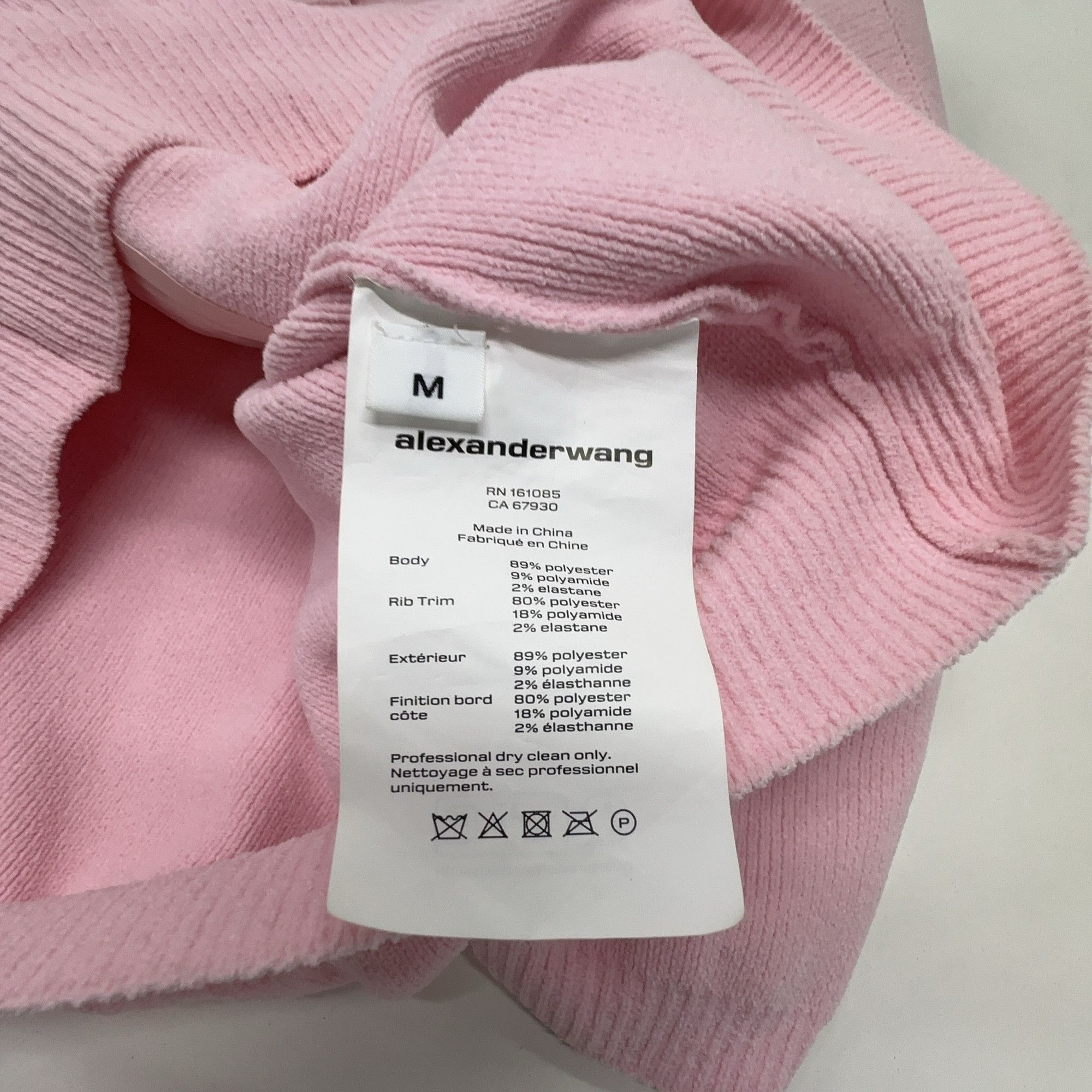 Alexander Wang Alexander Wang Embossed Logo Short Sleeve Top Size M Size M / US 6-8 / IT 42-44 - 4 Thumbnail