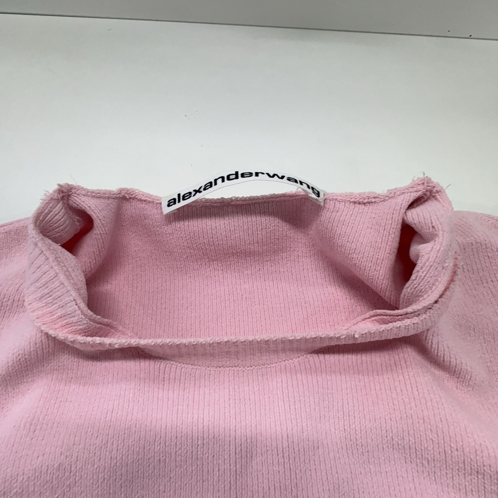 Alexander Wang Alexander Wang Embossed Logo Short Sleeve Top Size M Size M / US 6-8 / IT 42-44 - 6 Thumbnail