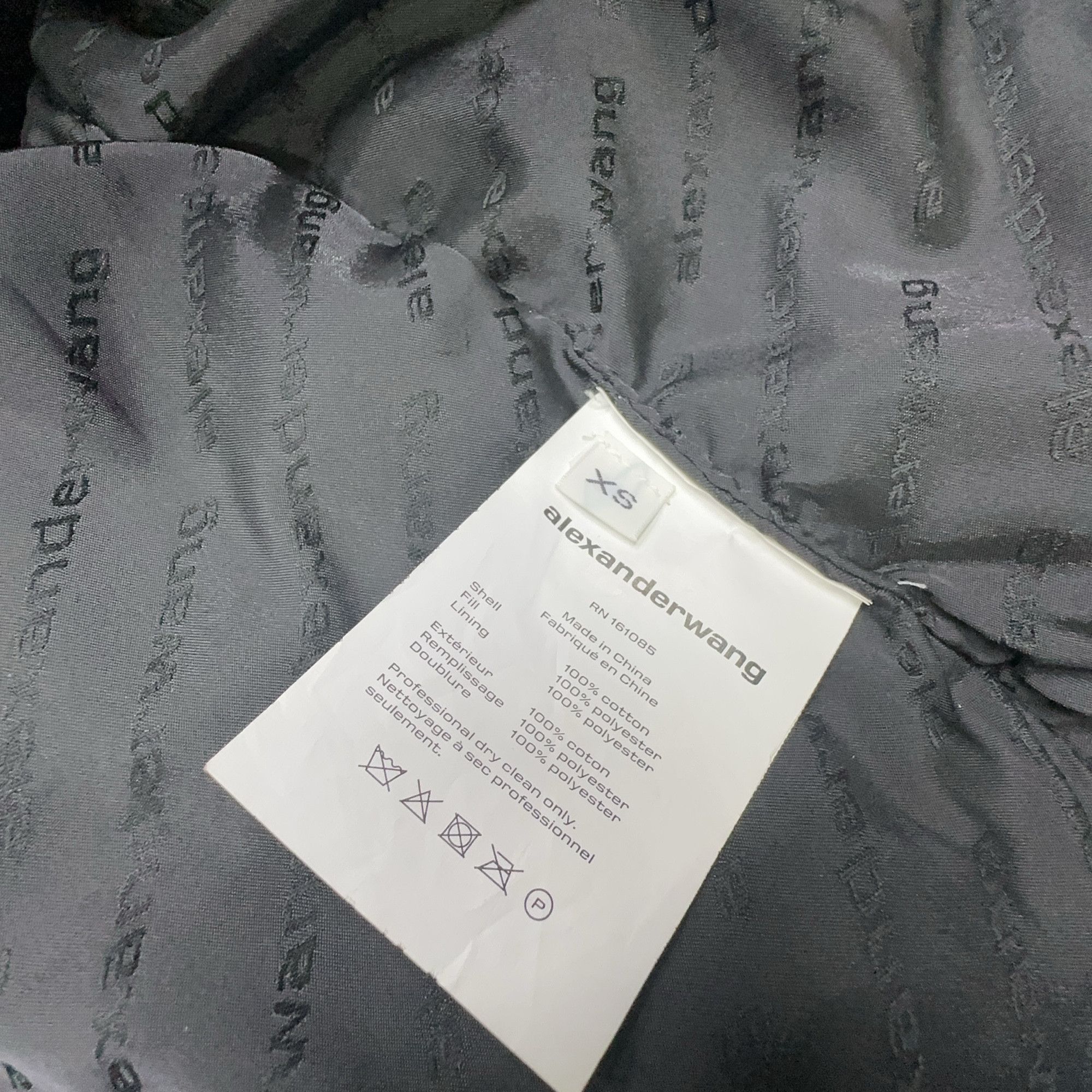 Alexander Wang Alexander Wang Black Denim Jacket Size XS Size US XS / EU 42 / 0 - 4 Thumbnail