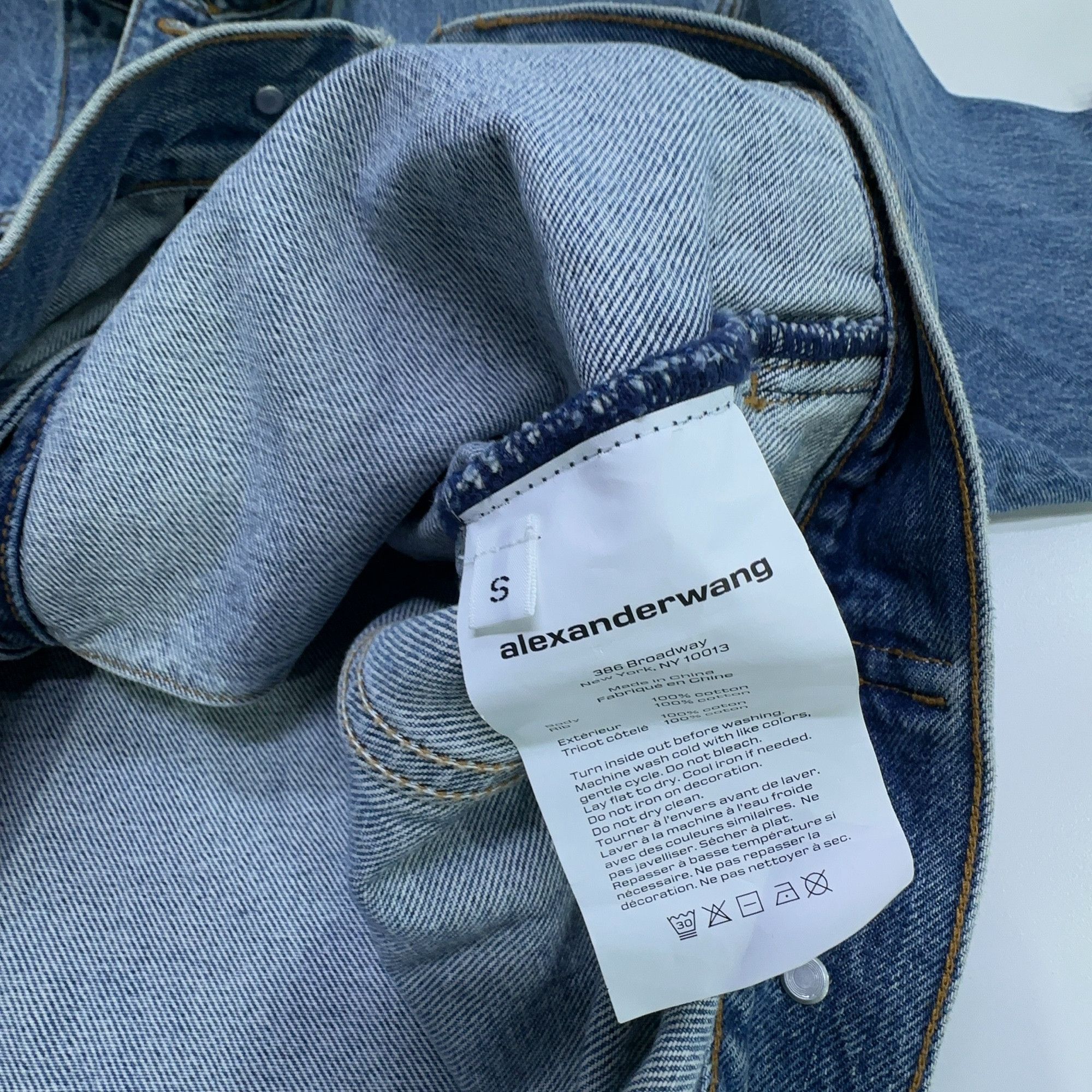 Alexander Wang Alexander Wang Blue Denim Jacket Size S Size S / US 4 / IT 40 - 3 Thumbnail