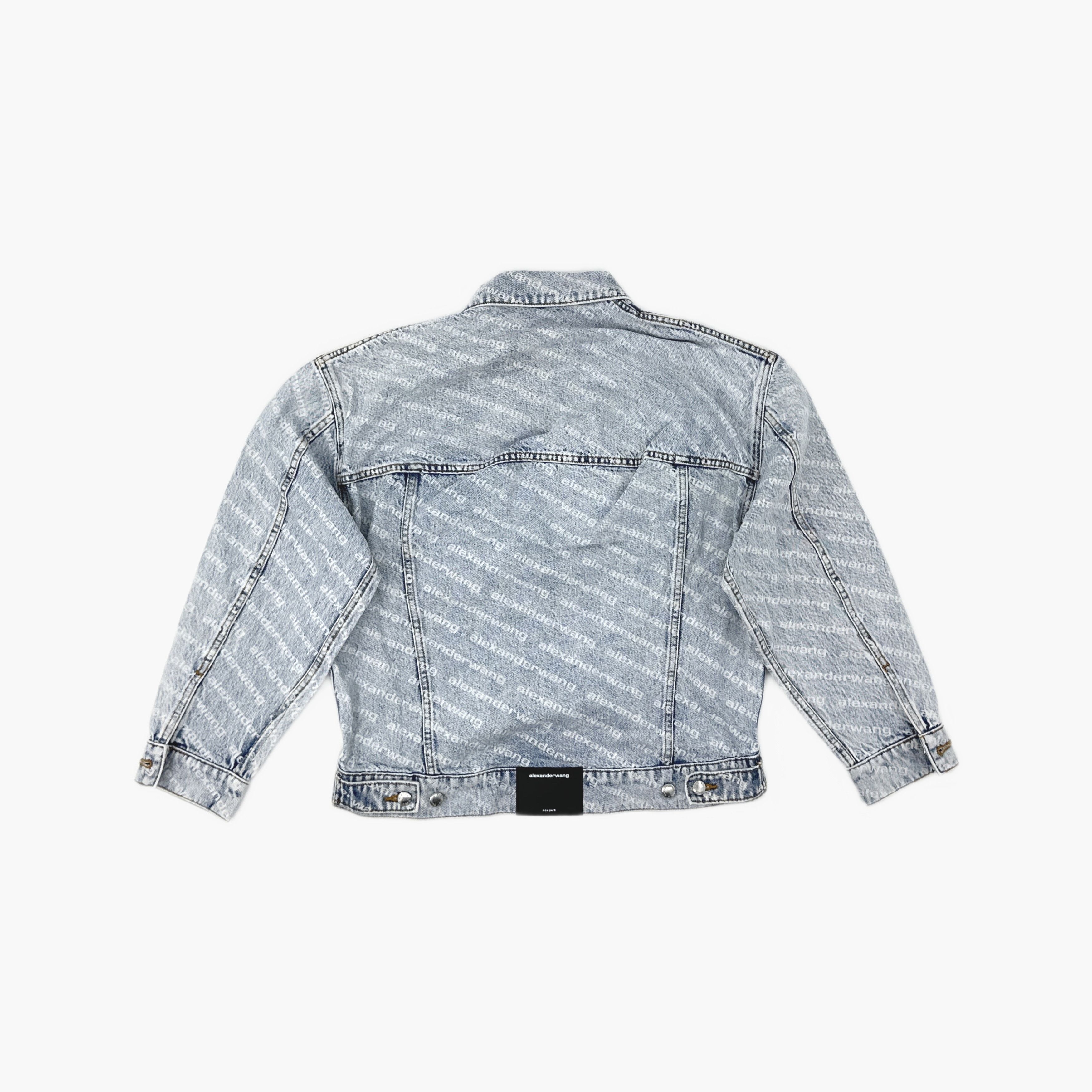 Alexander Wang Alexander Wang Logo Denim Jacket Size S Size S / US 4 / IT 40 - 2 Thumbnail