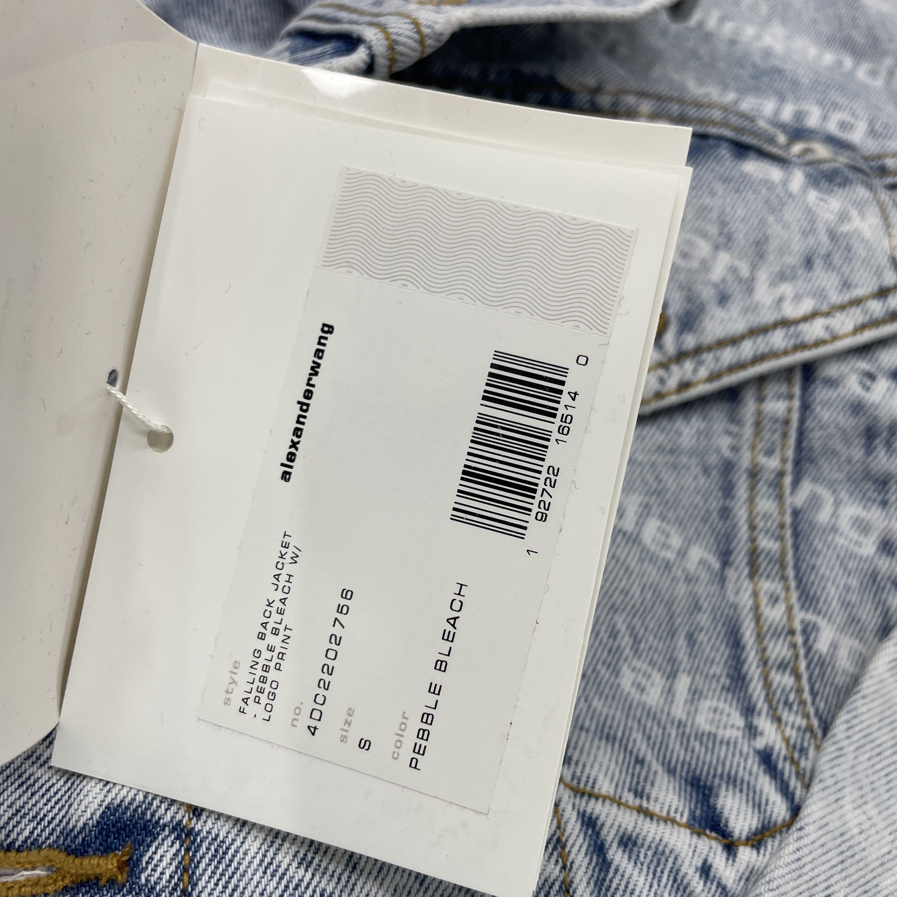 Alexander Wang Alexander Wang Logo Denim Jacket Size S Size S / US 4 / IT 40 - 5 Thumbnail