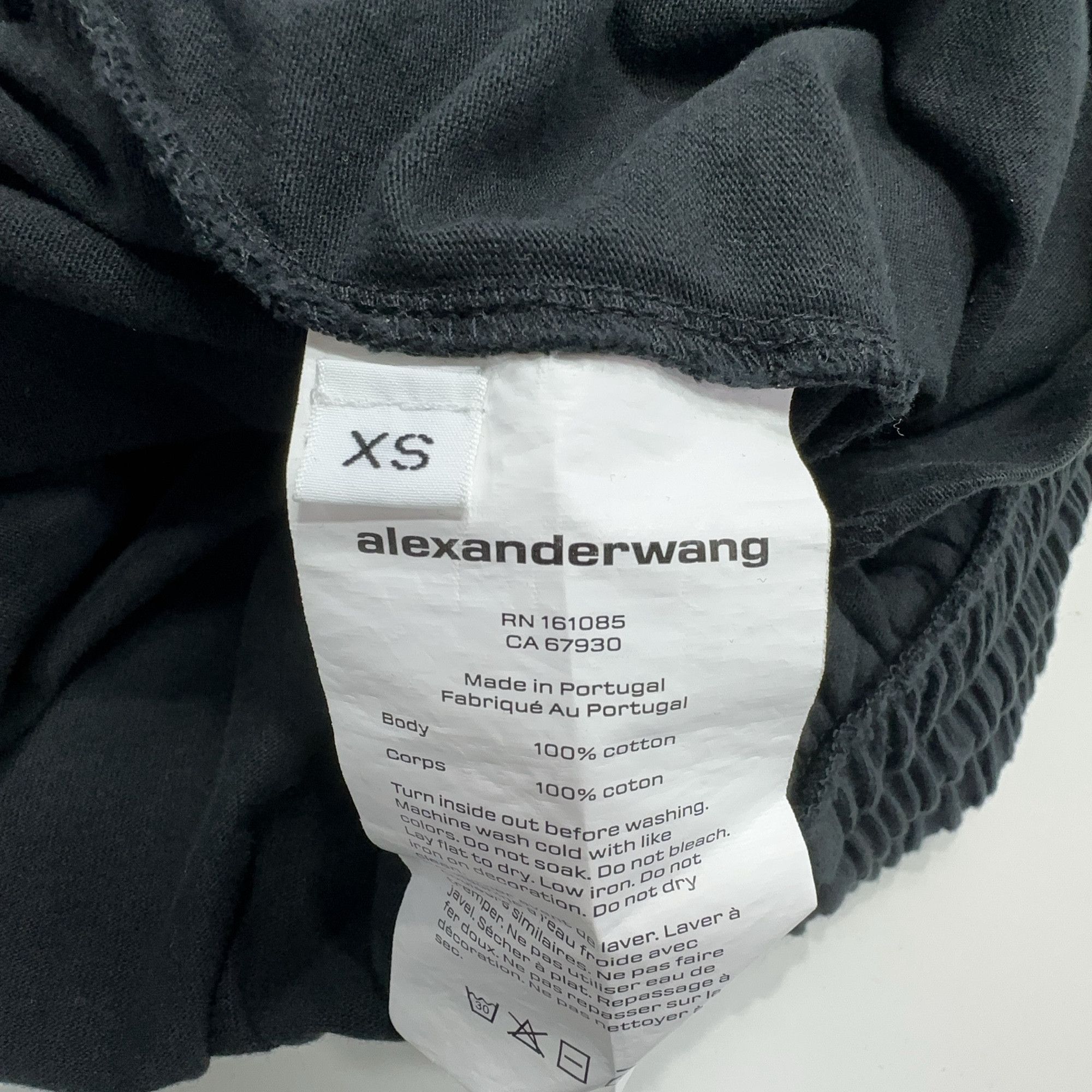 Alexander Wang Alexander Wang Black Cotton Pants Size XS Size 25" / US 0 / IT 36 - 4 Thumbnail