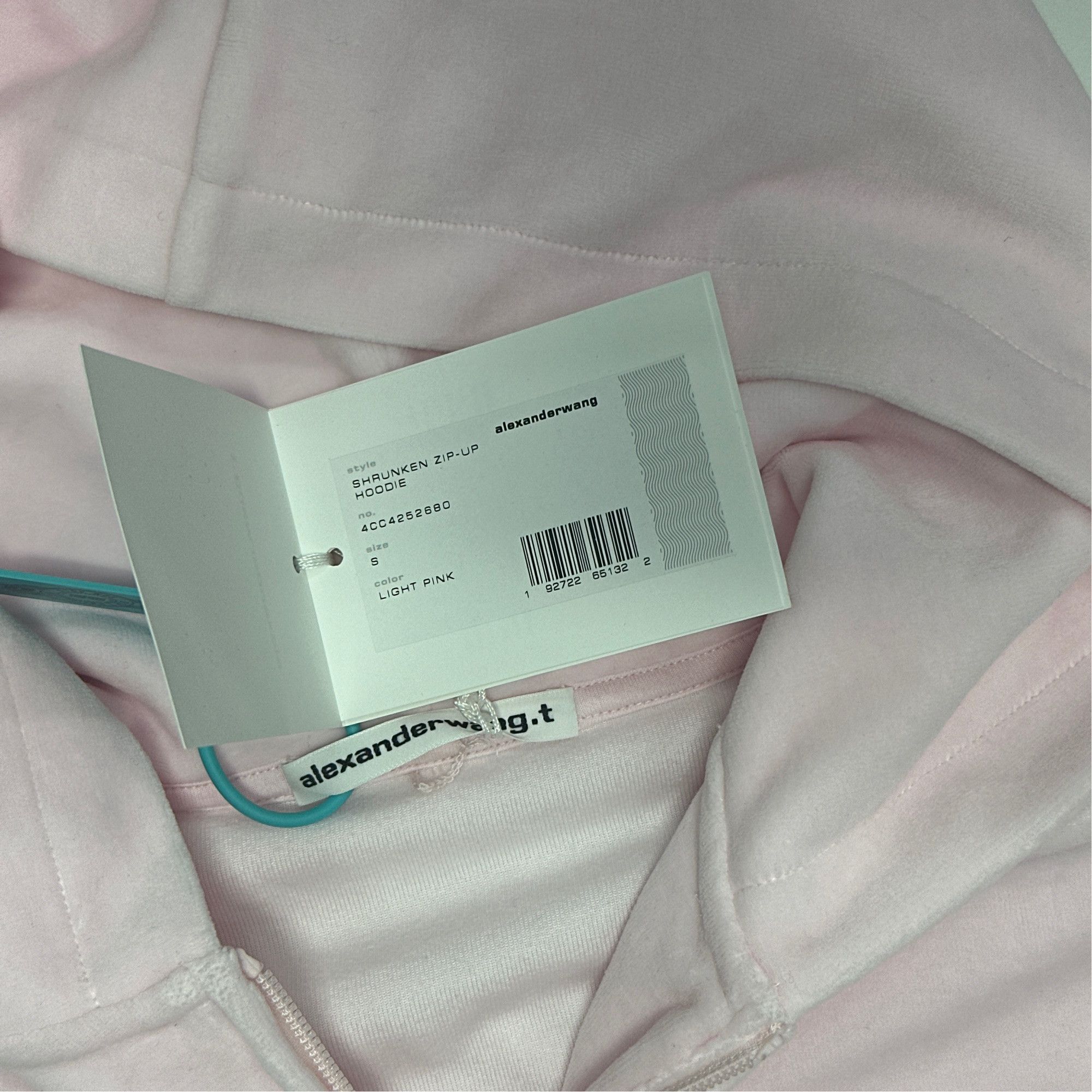 Alexander Wang Alexander Wang Pink Zip-Up Hoodie Size S Size S / US 4 / IT 40 - 2 Thumbnail