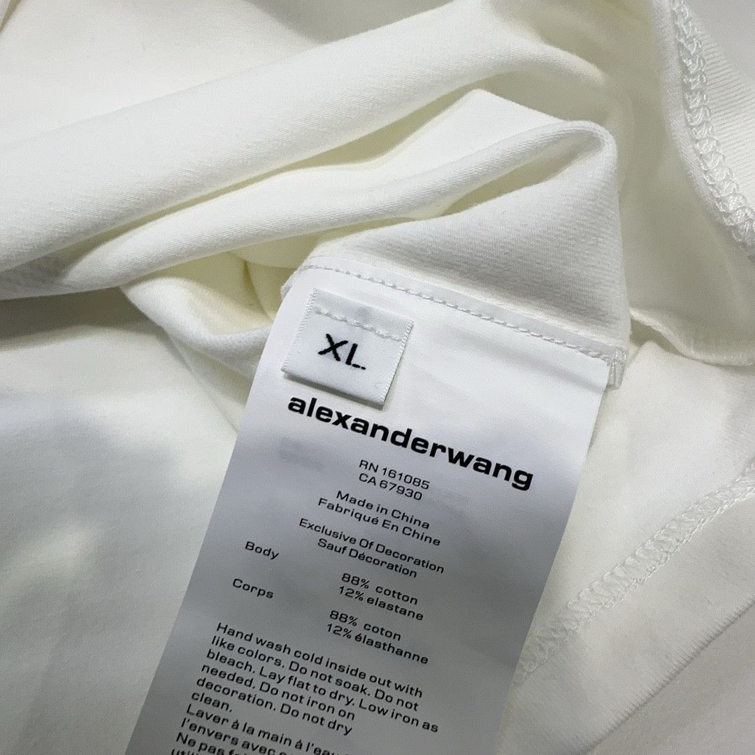 Alexander Wang Alexander Wang Crystal Logo T-Shirt Size XL Size XL / US 12-14 / IT 48-50 - 4 Thumbnail