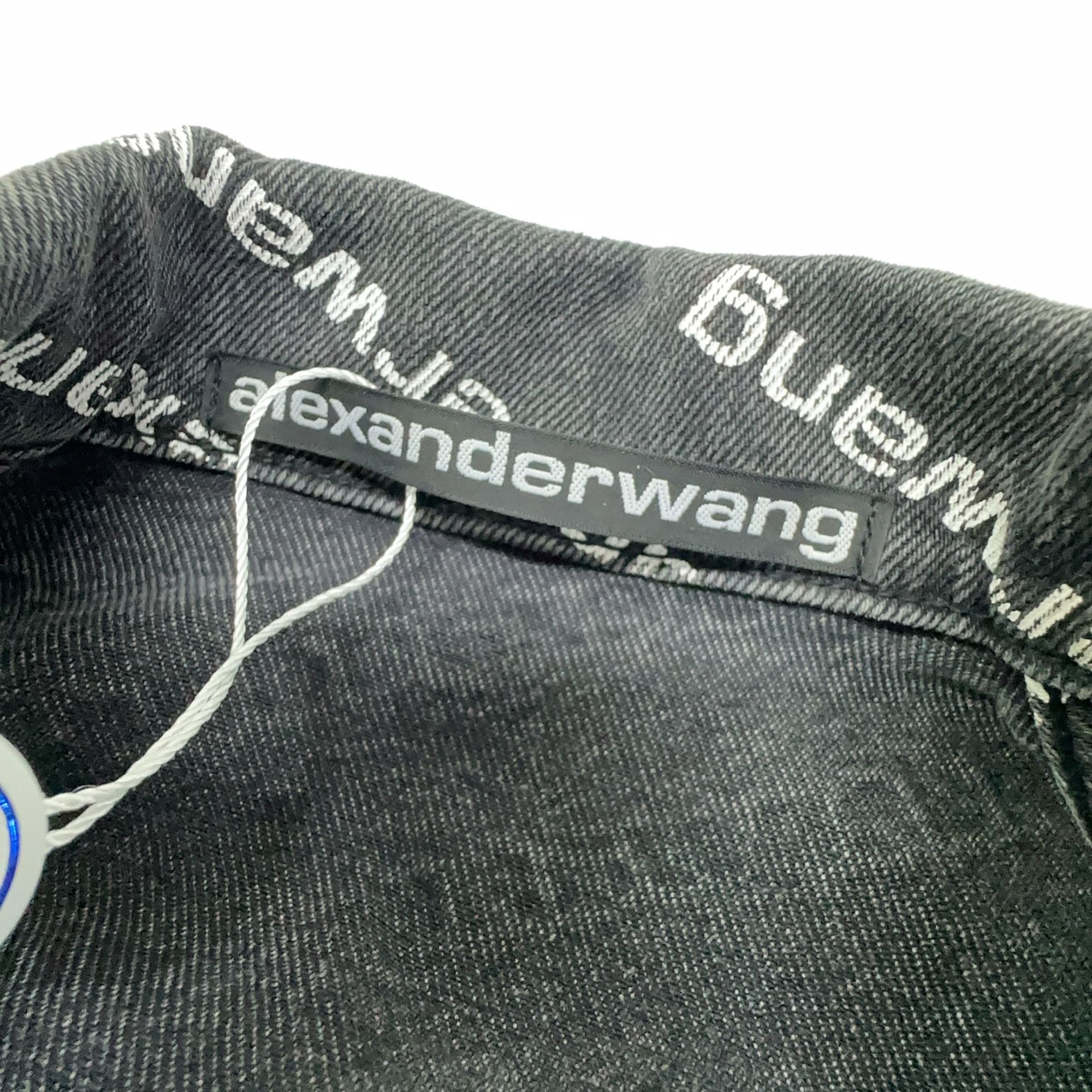 Alexander Wang Alexander Wang Logo Print Denim Jacket XS Size XS / US 0-2 / IT 36-38 - 4 Thumbnail
